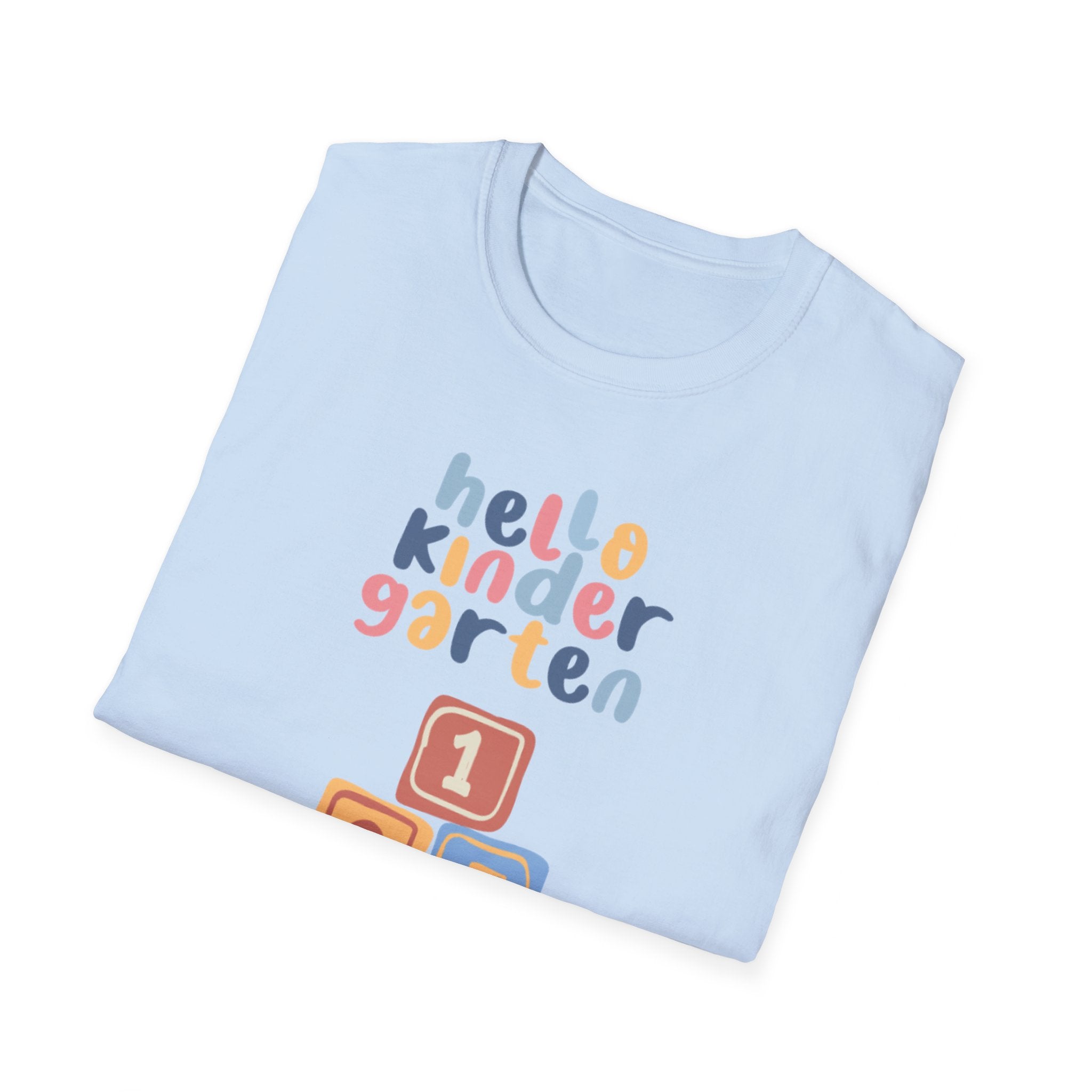 Hello Kindergarten Unisex Softstyle T-Shirt