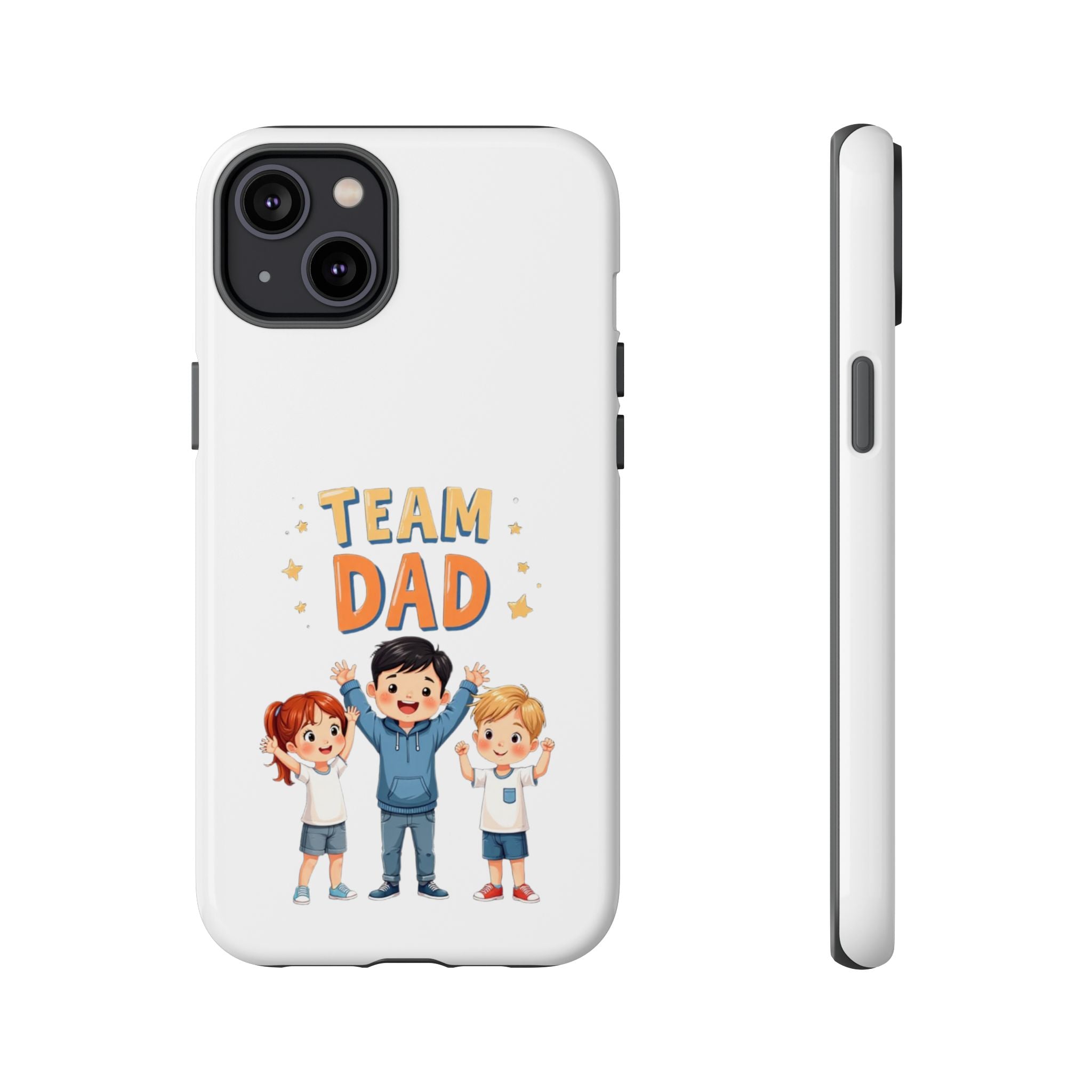 Team Dad Phone Case, Fun Gift for Fathers, Durable Phone Protector, Cute Dad Team Merchandise, Father's Day Special