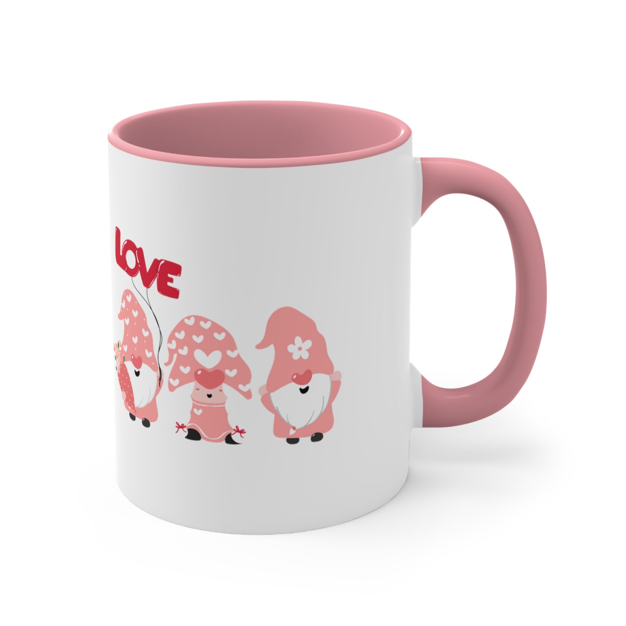 Love Gnome Day Accent Coffee Mug, 11oz