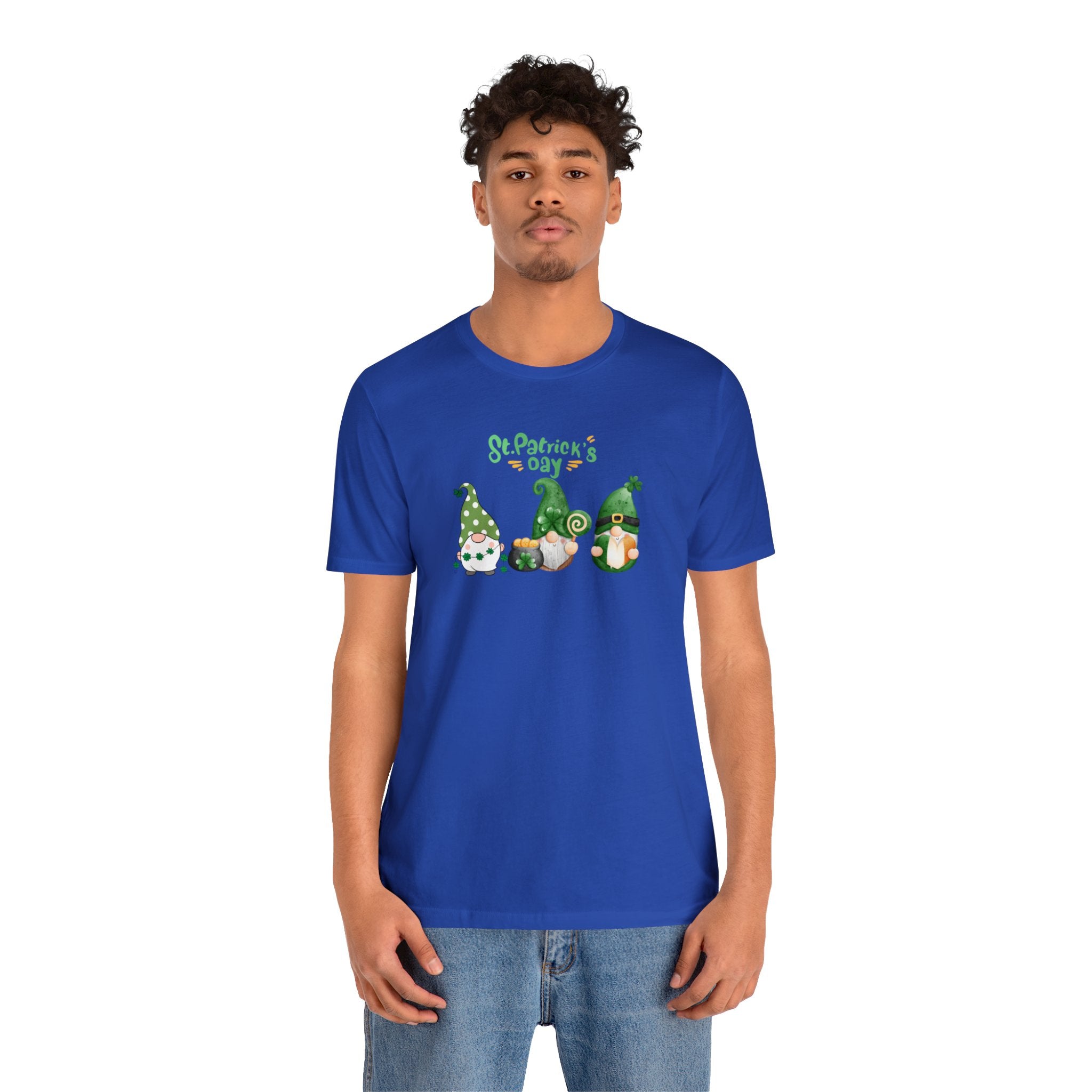 St. Patty's Day Gnome Unisex Jersey Short Sleeve Tee