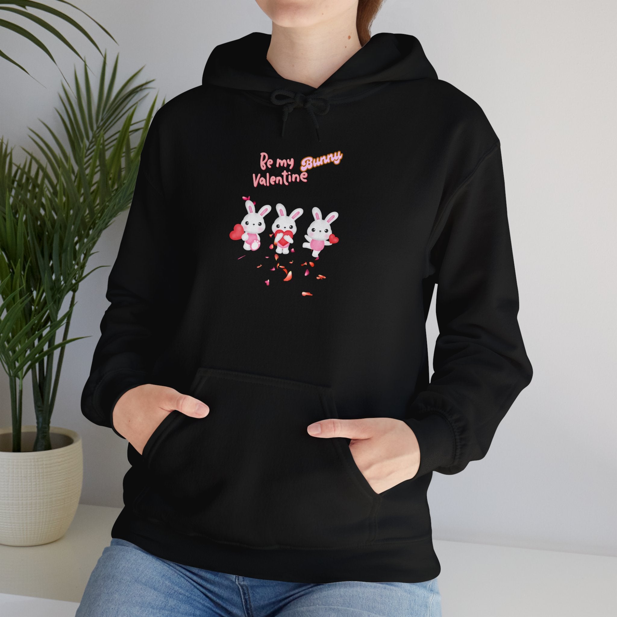 My Bunny Valentine Unisex Heavy Blend™ Hooded Sweatshirt