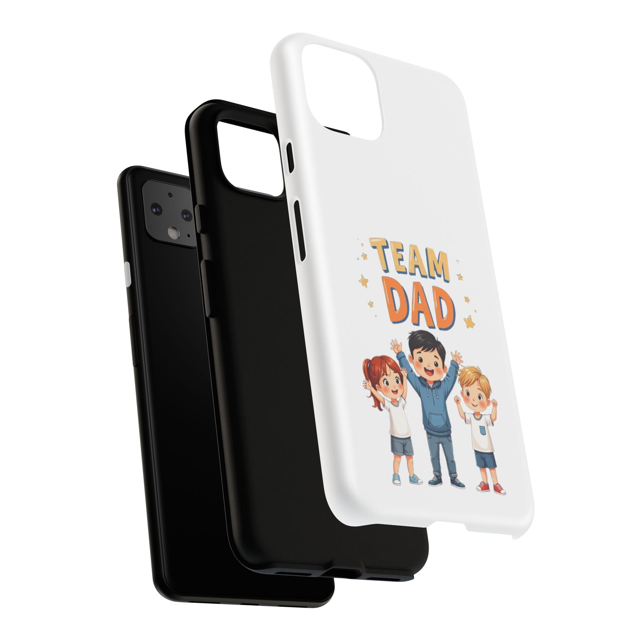 Team Dad Phone Case, Fun Gift for Fathers, Durable Phone Protector, Cute Dad Team Merchandise, Father's Day Special