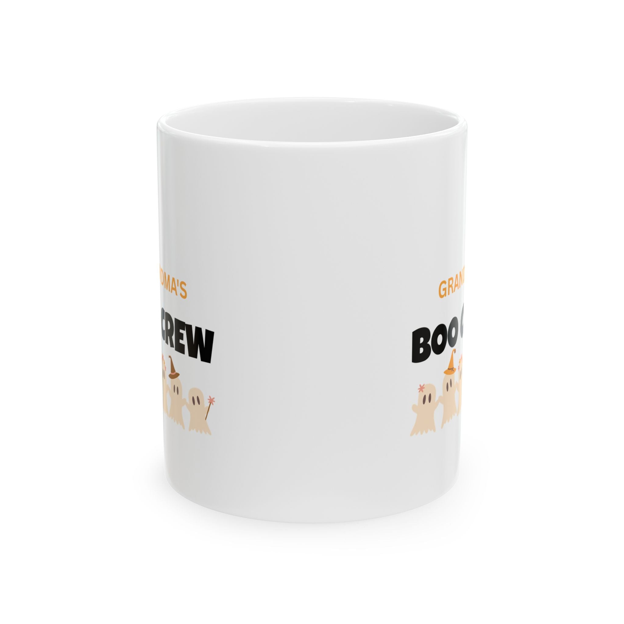 Grandma's Boo Crew Halloween Mug – Cute Family Ghost Gift, 11 oz