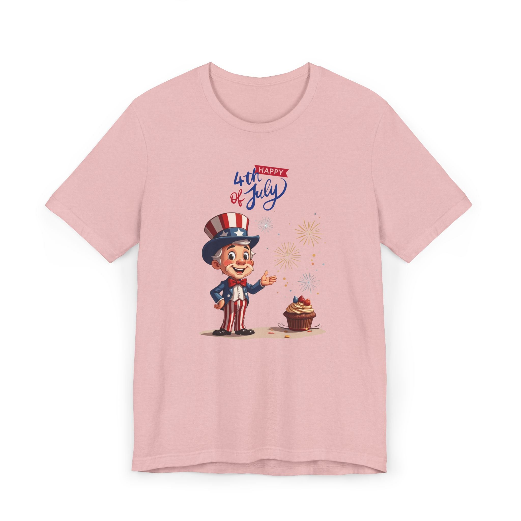 Uncle Sam Happy 4th of July Unisex Jersey T-Shirt