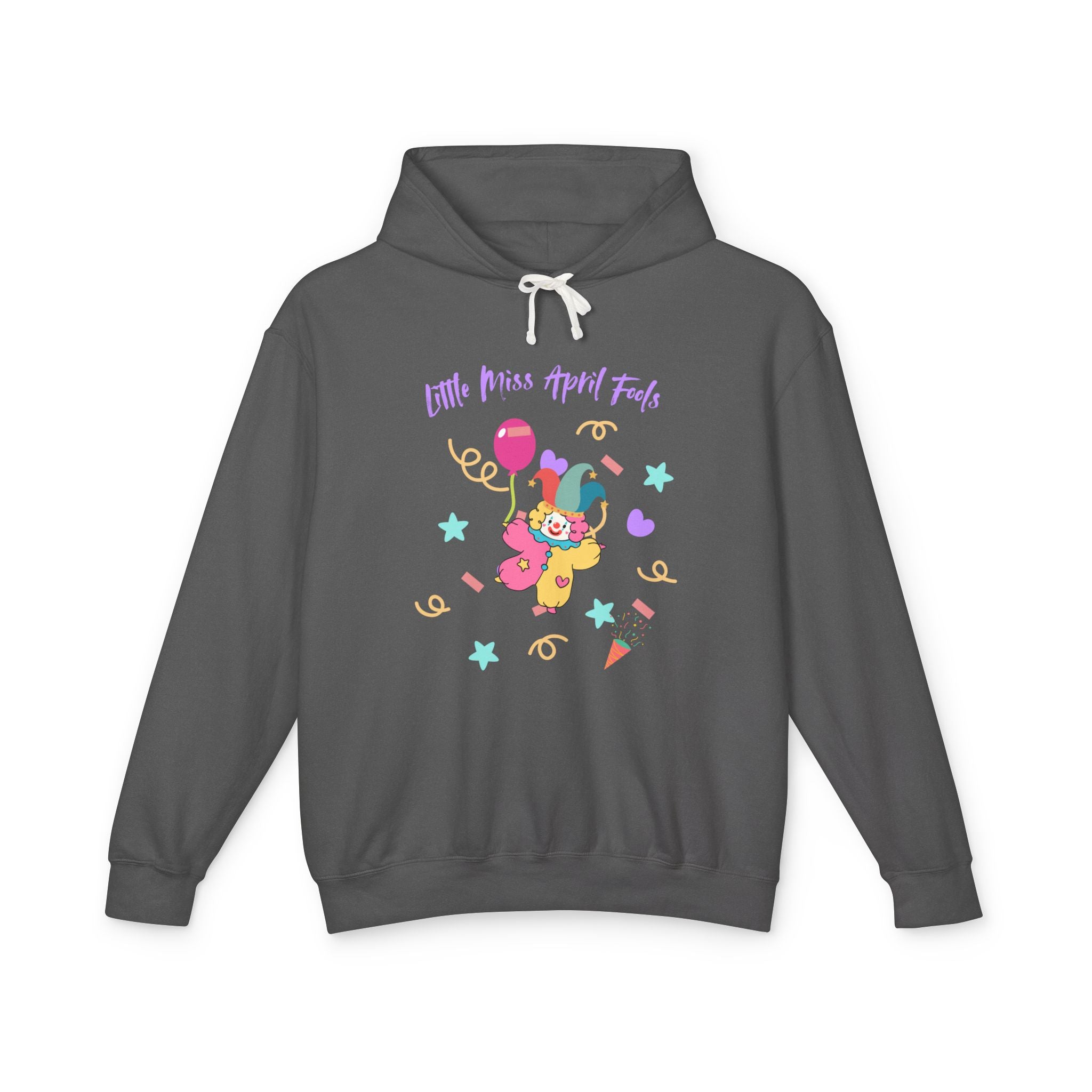 Little Miss April Fool's Day Unisex Lightweight Hooded Sweatshirt