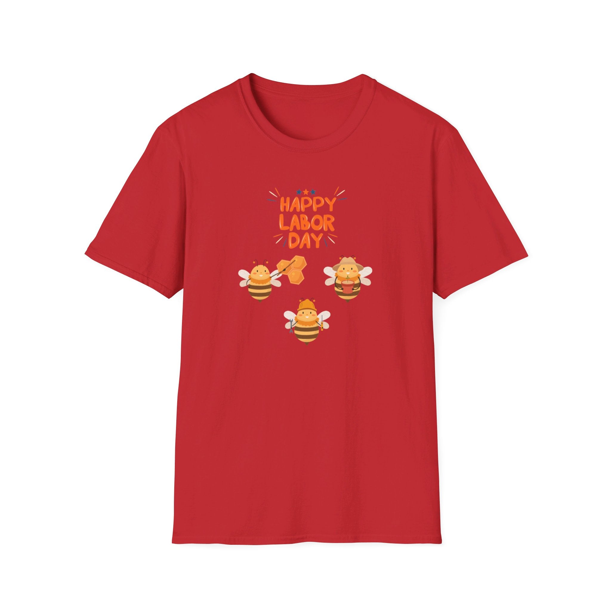 Bee Labor Day Unisex Softstyle T-Shirt