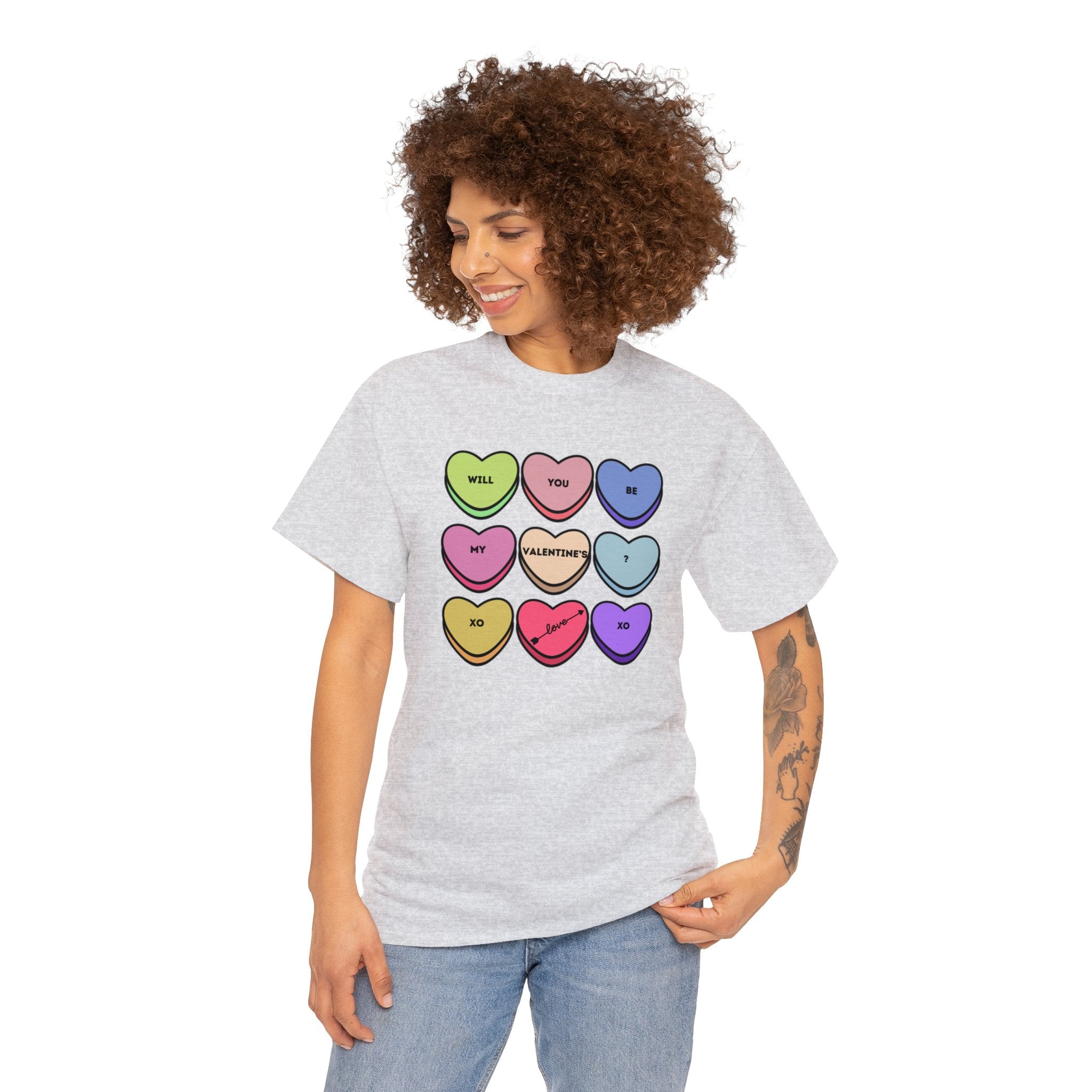 Will You Be My Valentine? Unisex Heavy Cotton Tee