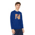 Thankful Grateful Blessed Youth Long Sleeve Competitor Tee