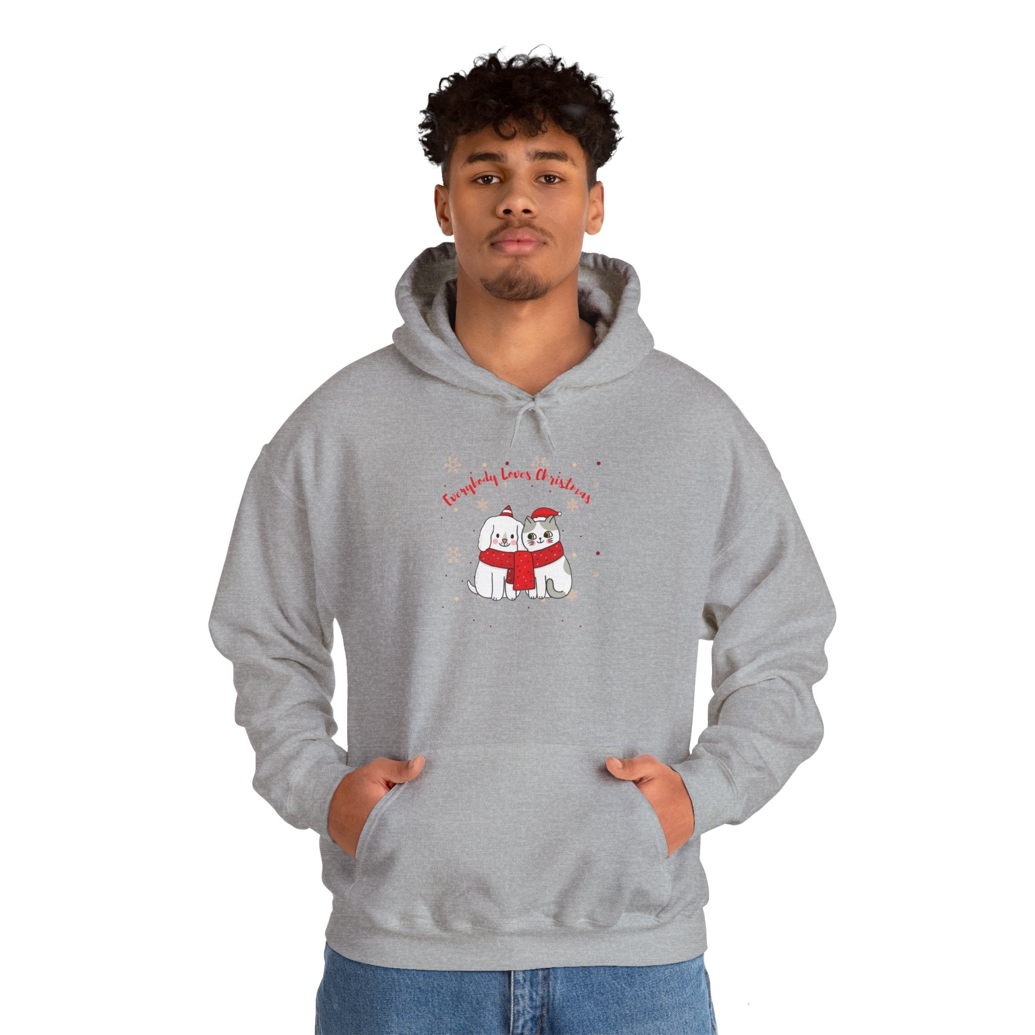 Everybody Loves Christmas Unisex Heavy Blend™ Hooded Sweatshirt