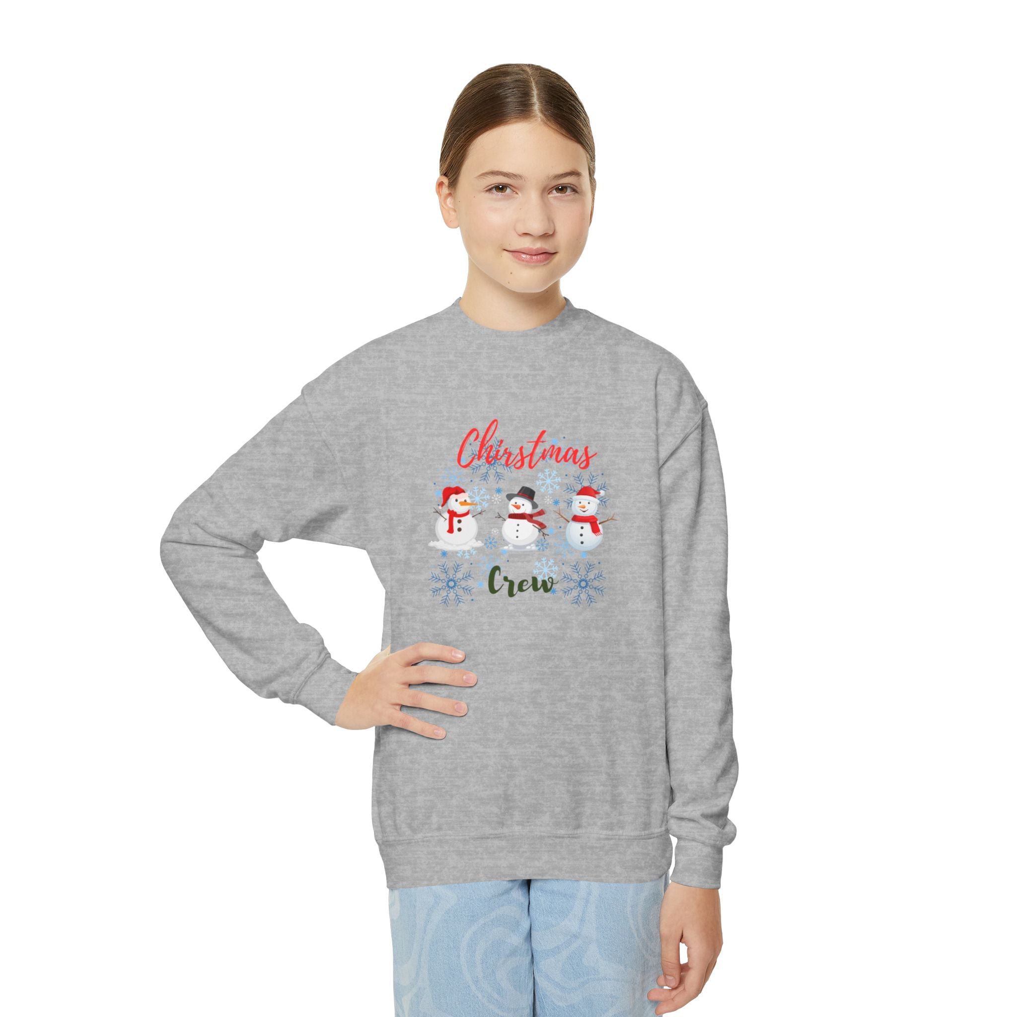 Christmas Crew Youth Crewneck Sweatshirt
