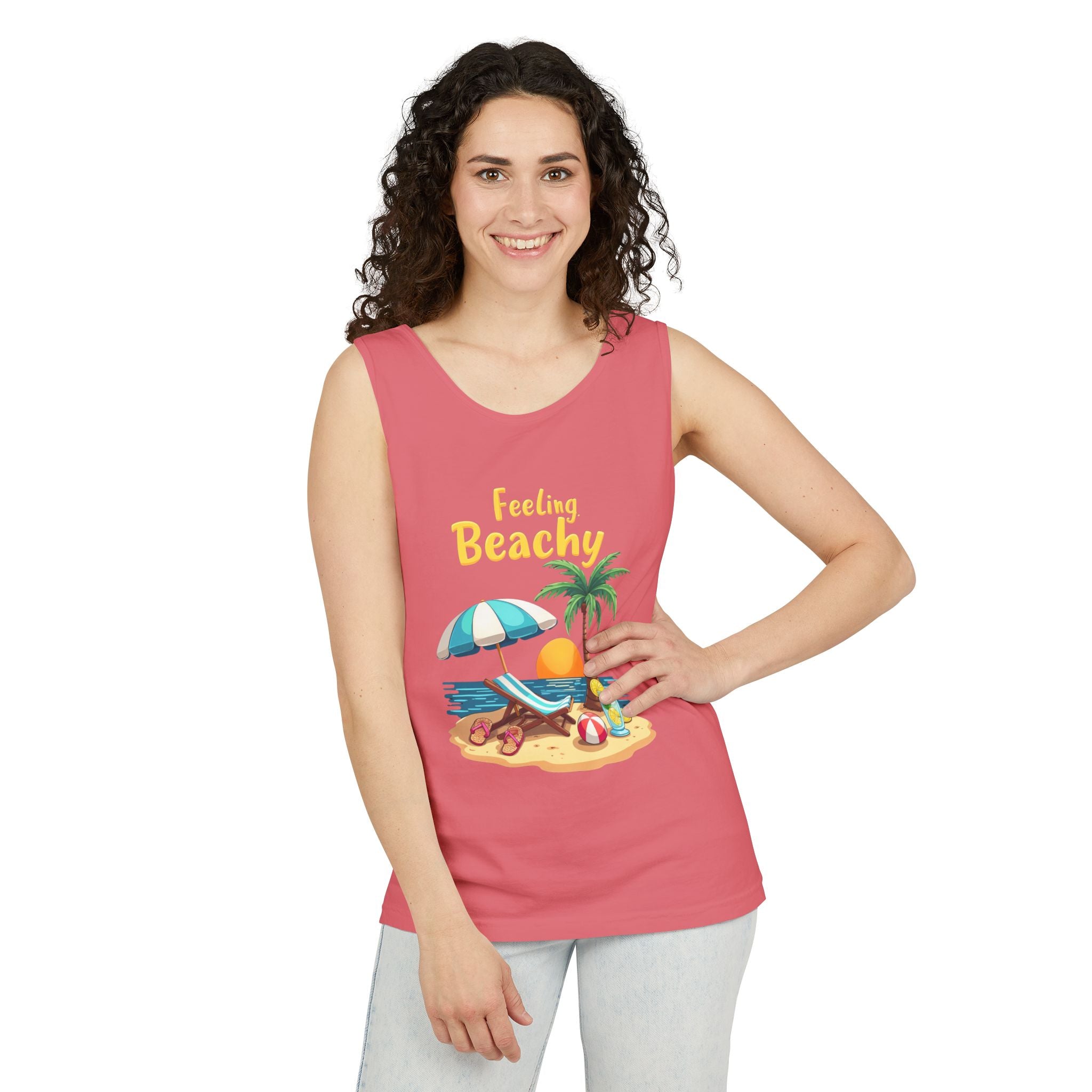 Feeling Beachy Unisex Tank Top