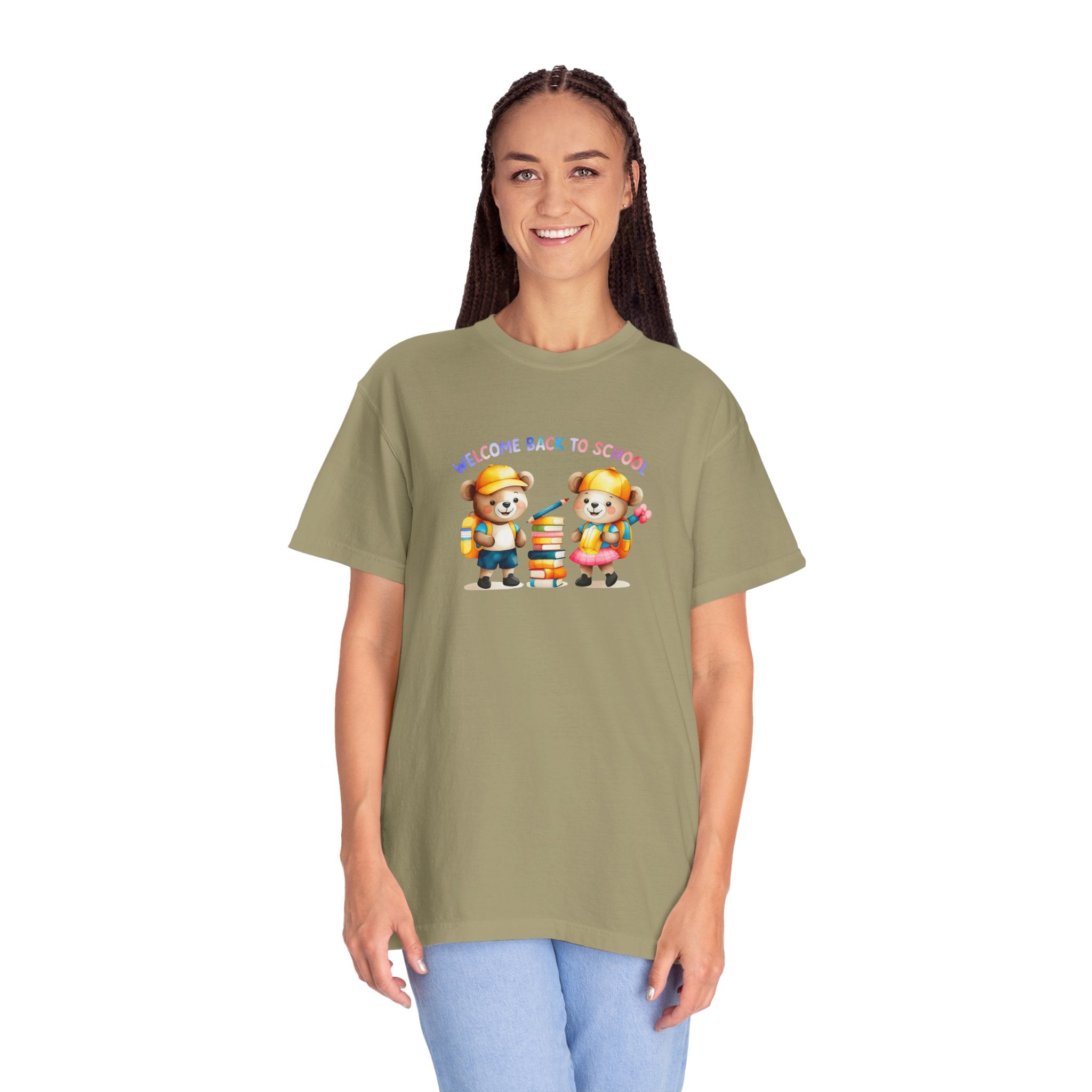 Welcome Back to School Unisex Garment-Dyed T-Shirt