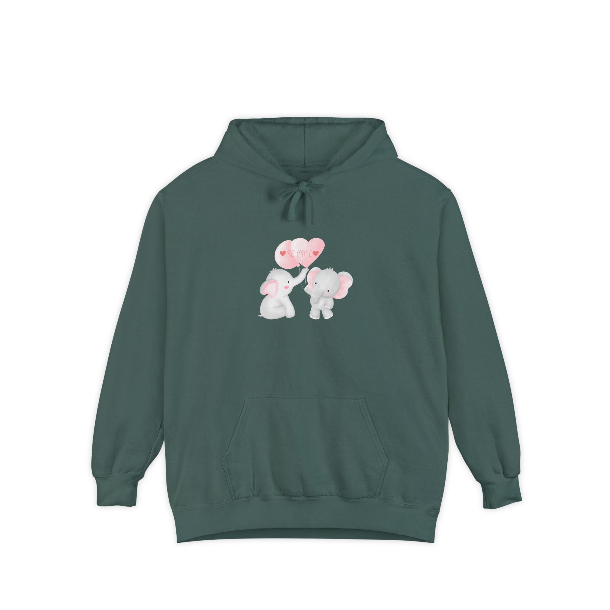 Be Mine Love Unisex Garment-Dyed Hoodie