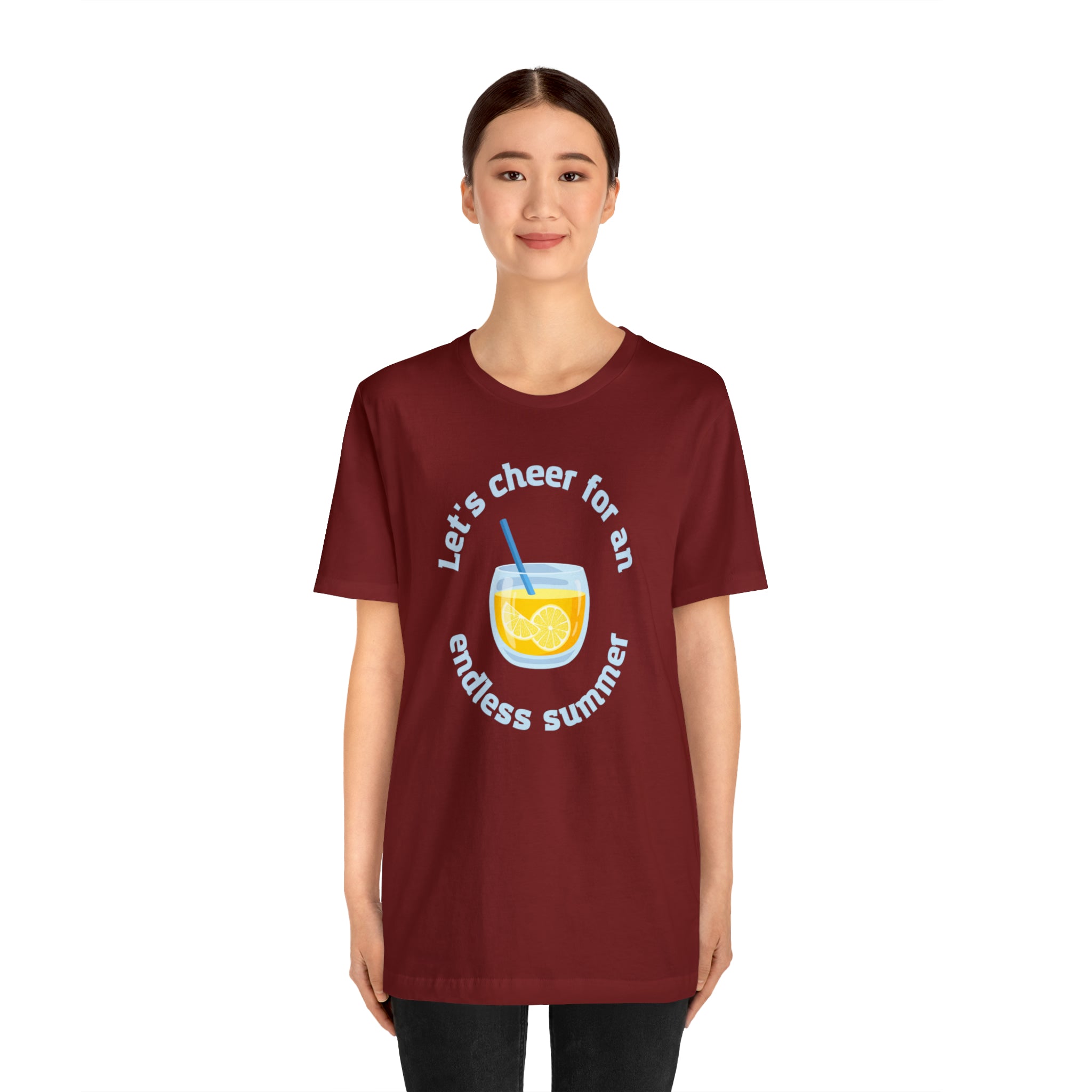 Let's  Cheer For An Endless Summer Unisex Jersey Short Sleeve Tee