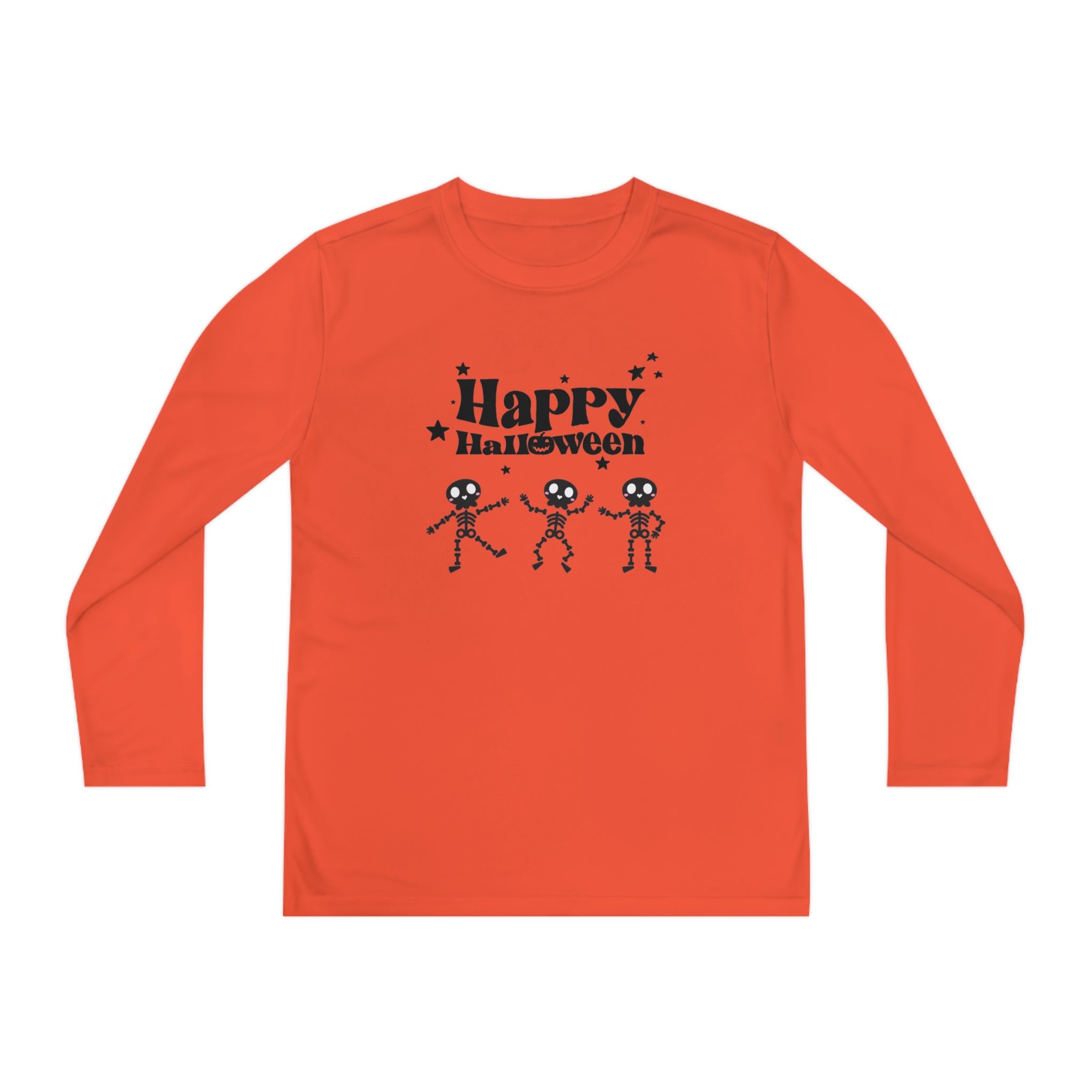 Happy Halloween Crew Youth Long Sleeve Competitor Tee