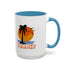 Summer Sunset Accent Coffee Mug (11, 15oz)