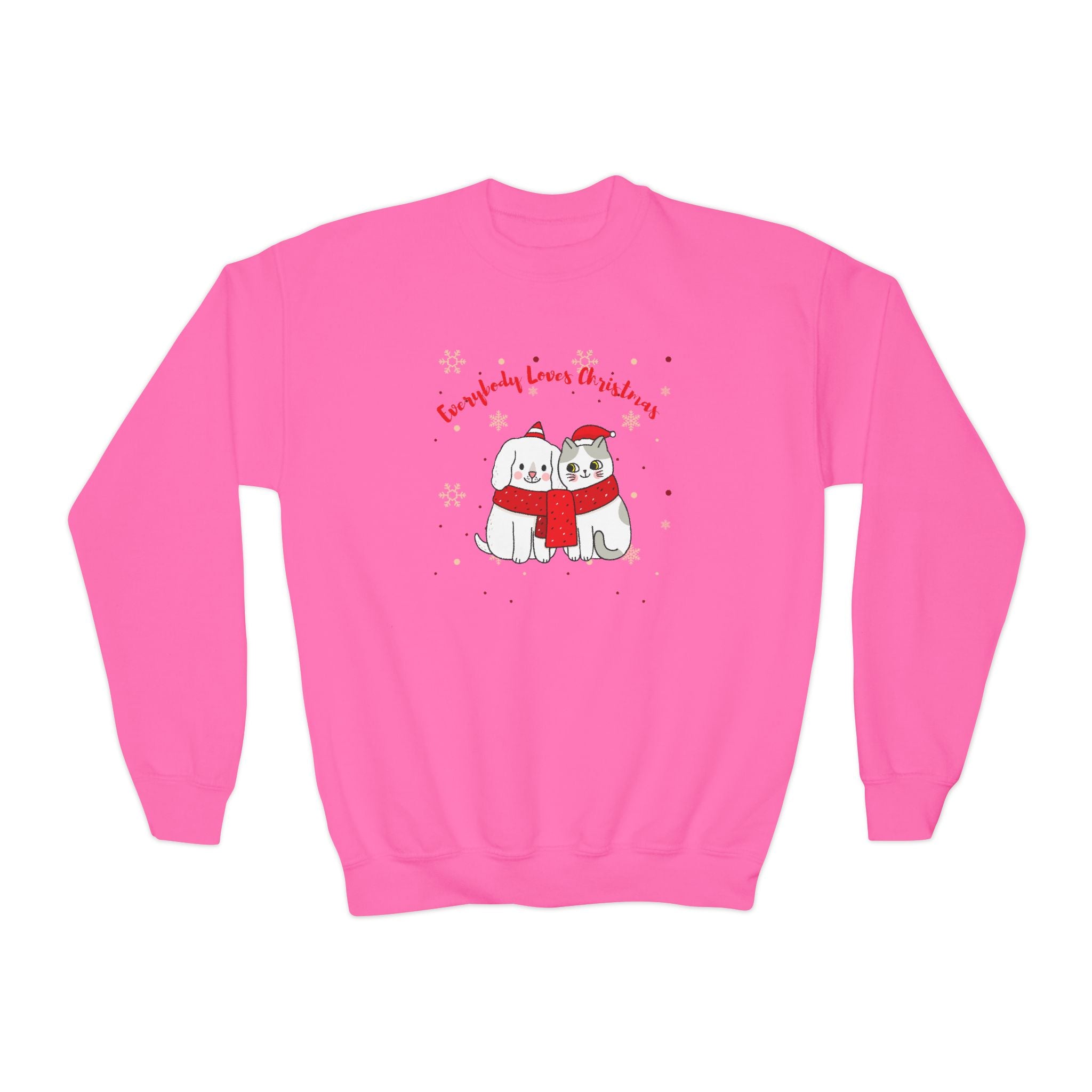 Everybody Love Christmas Youth Crewneck Sweatshirt