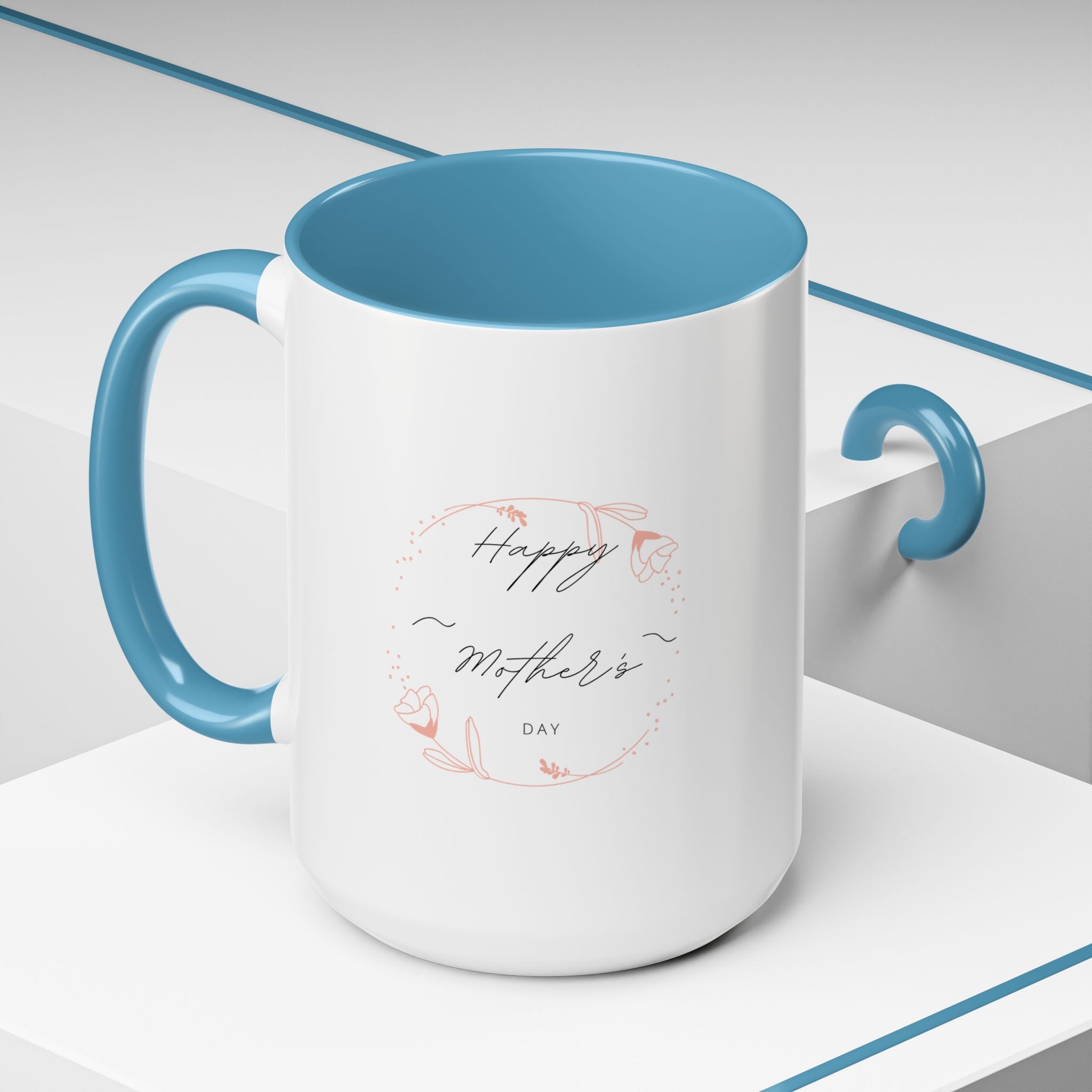 Happy Mom's Day Accent Coffee Mug  11oz & 15oz