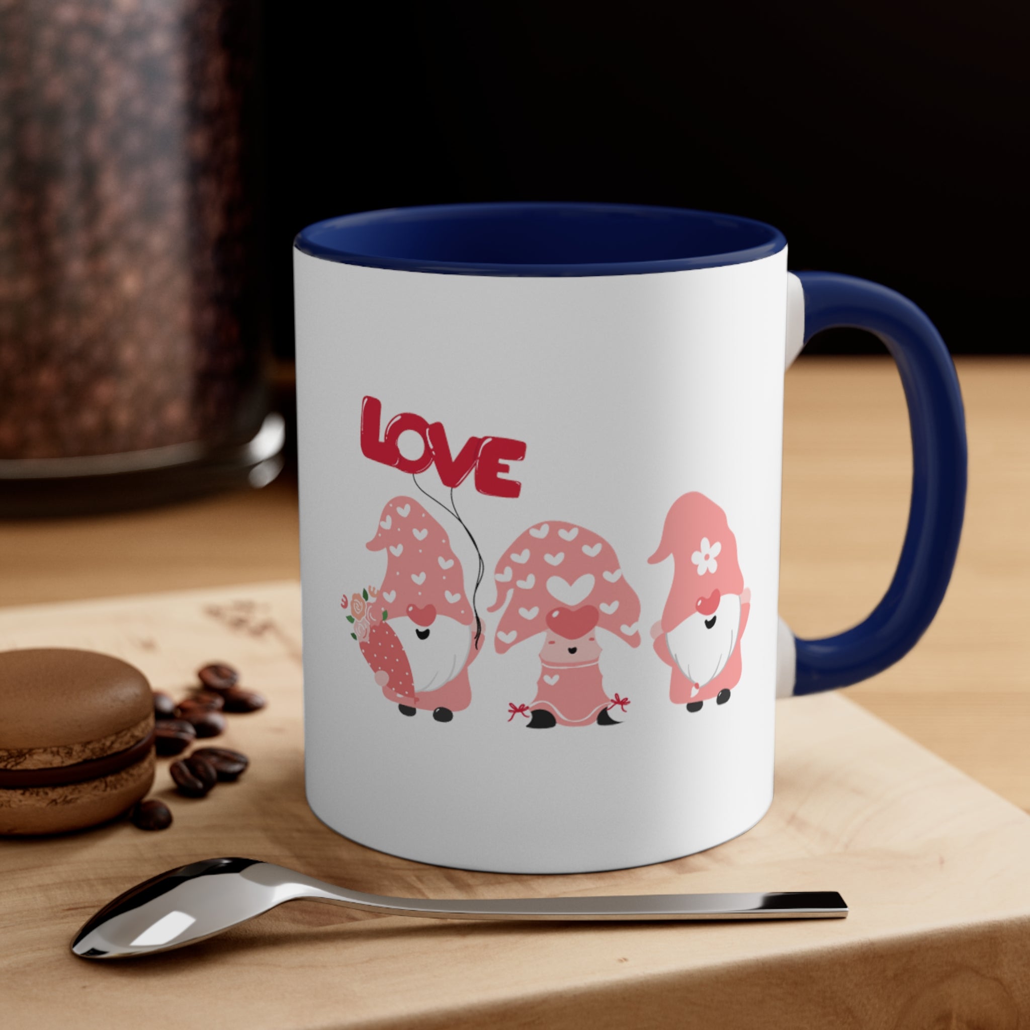 Love Gnome Day Accent Coffee Mug, 11oz