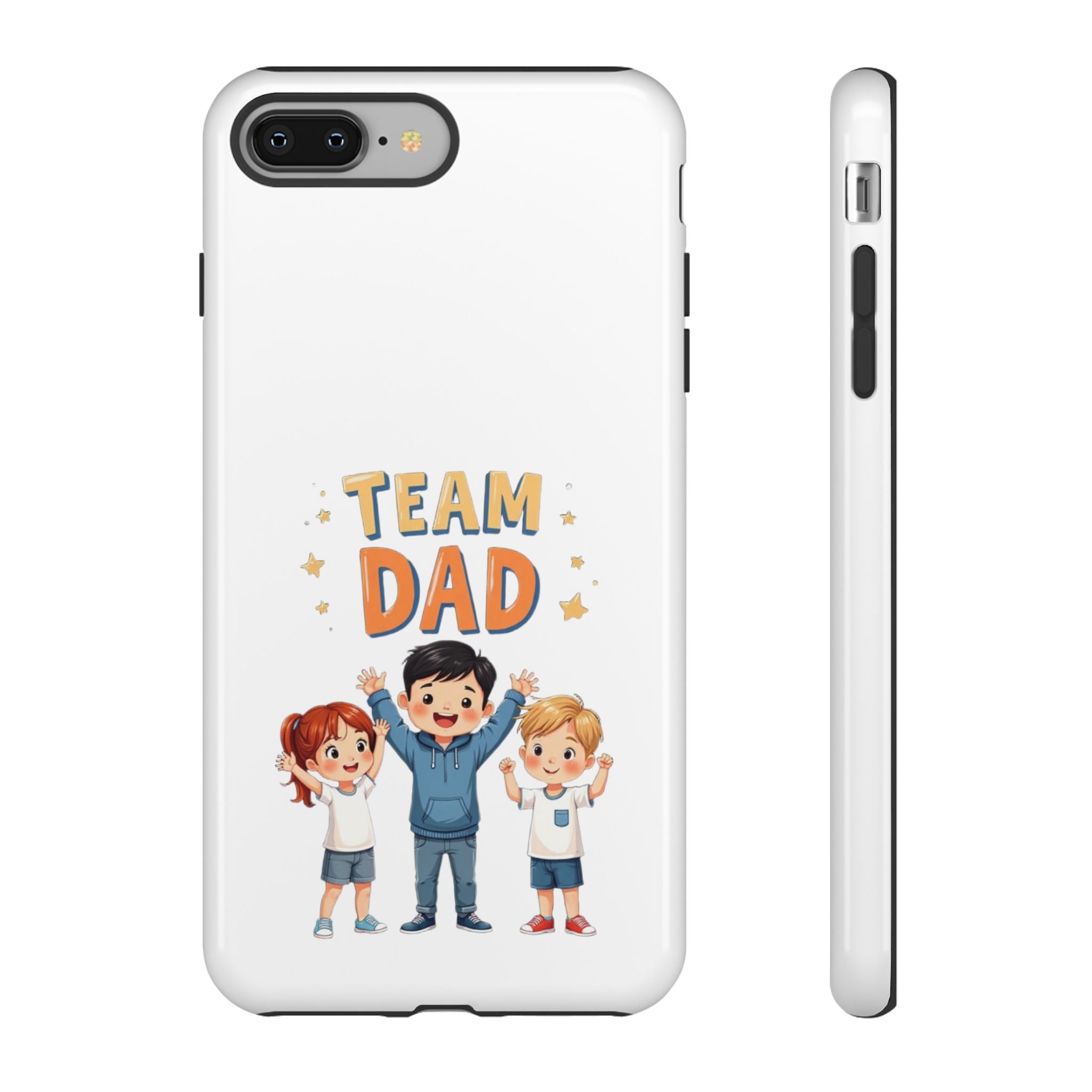 Team Dad Phone Case, Fun Gift for Fathers, Durable Phone Protector, Cute Dad Team Merchandise, Father's Day Special