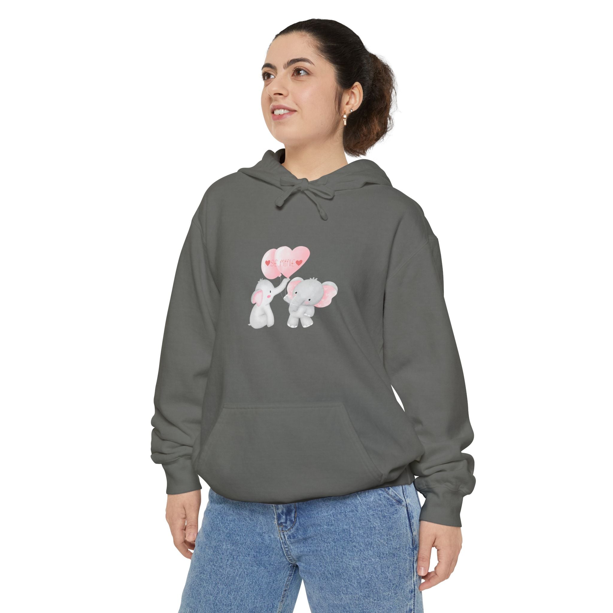 Be Mine Love Unisex Garment-Dyed Hoodie