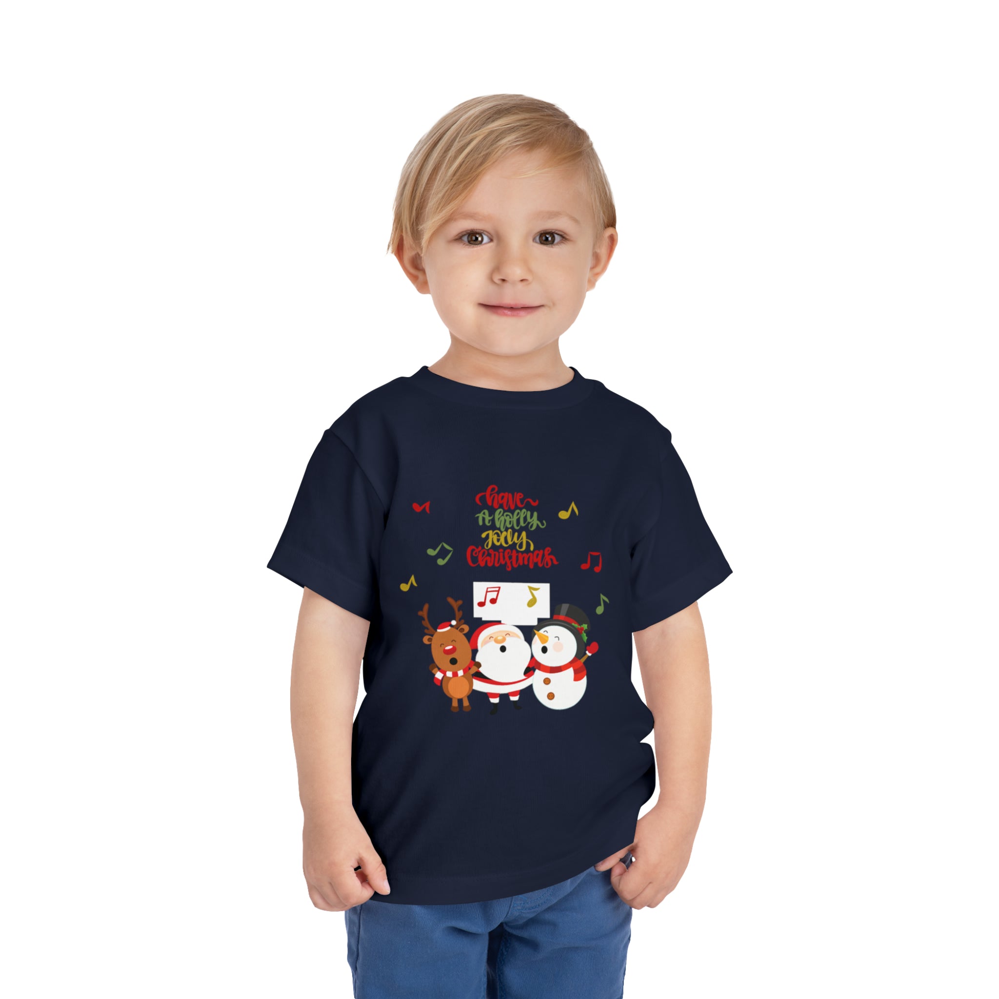 Have A  Holly Jolly ChristmasToddler Short Sleeve Tee
