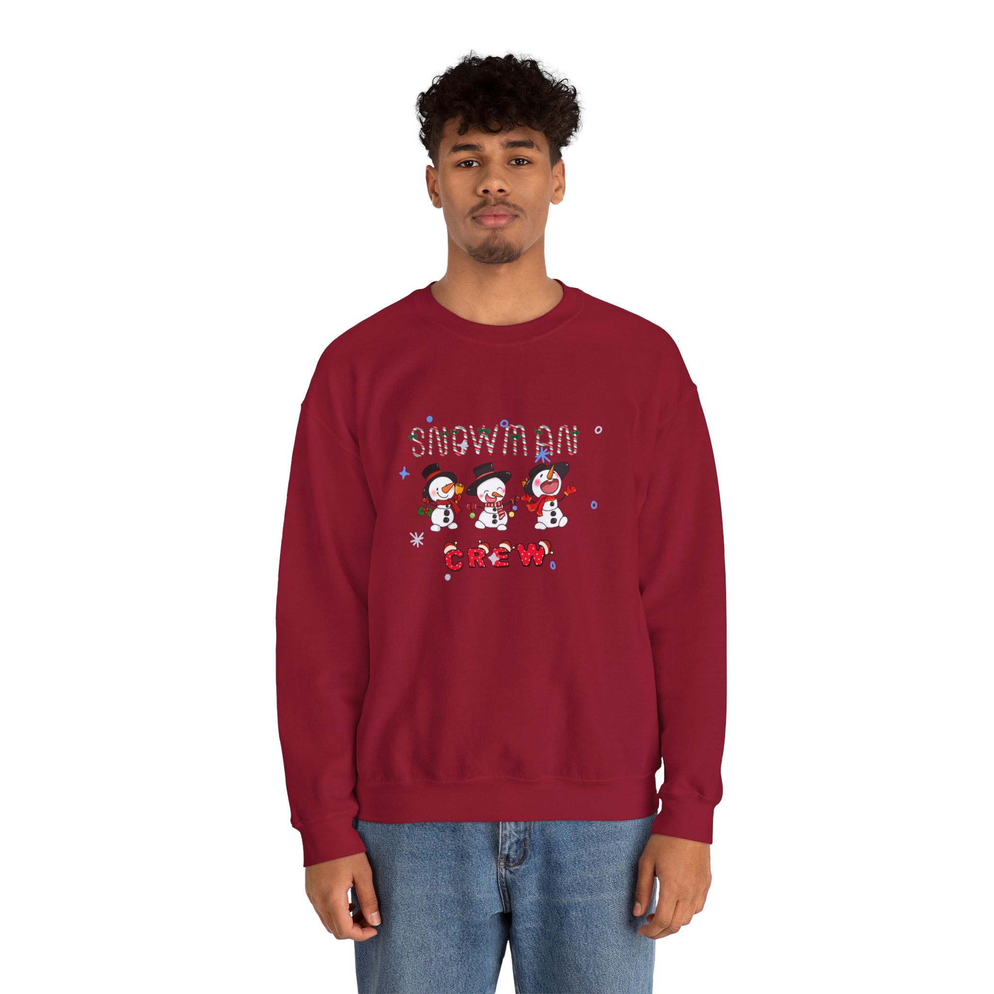 Snowman Crew Unisex Heavy Blend™ Crewneck Sweatshirt