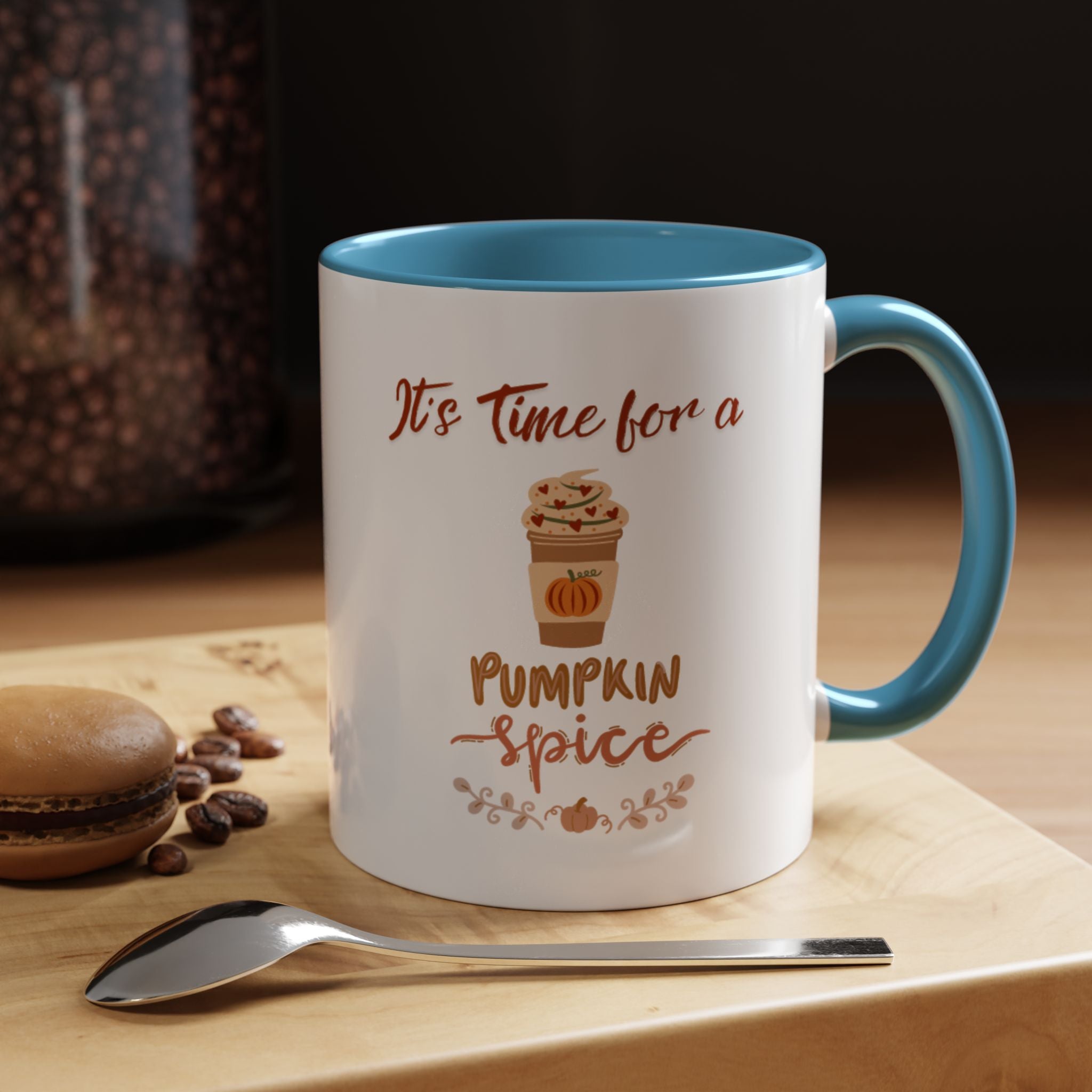 It's Time For A Pumpkin Spice Accent Coffee Mug (11, 15oz)