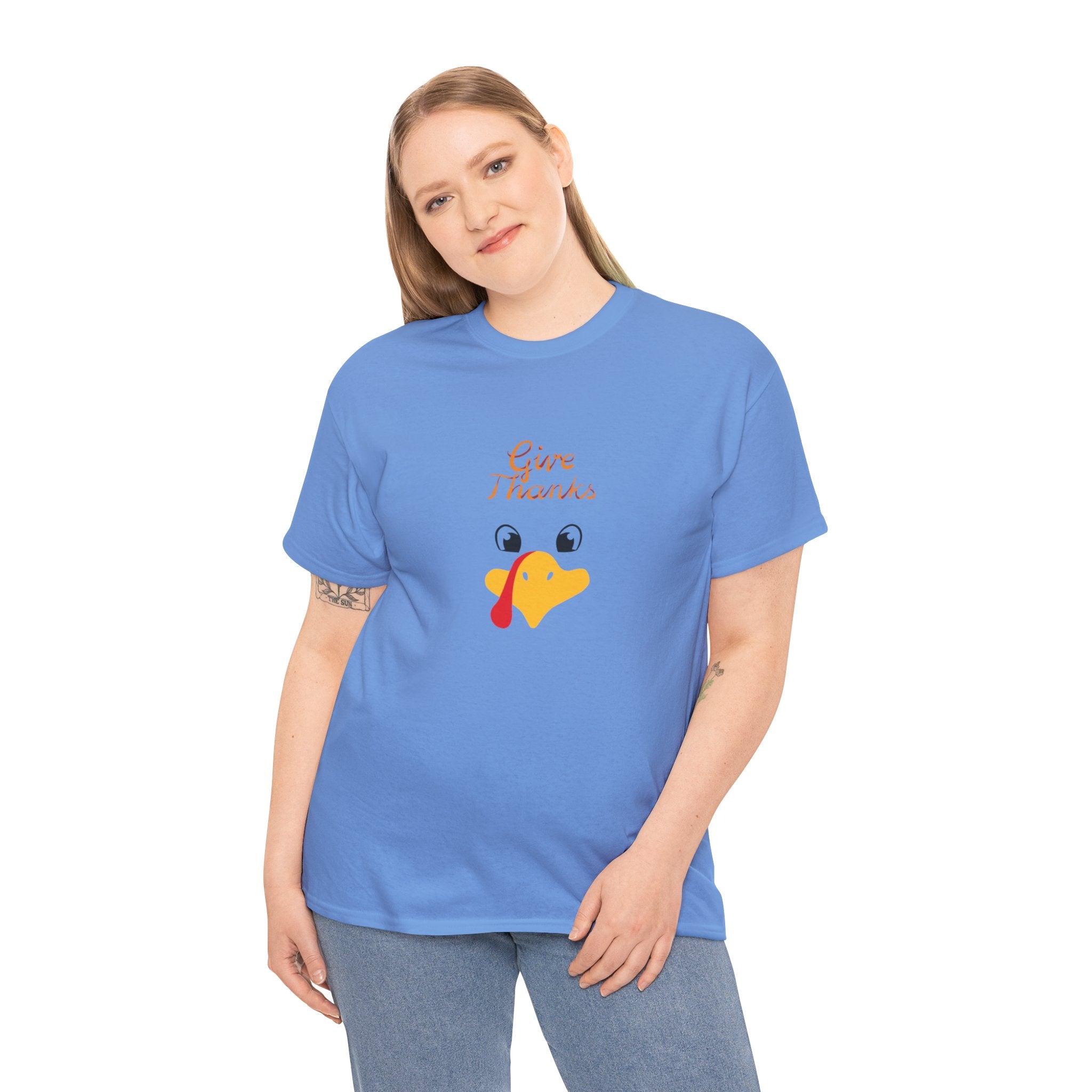 Give Thanks Unisex Heavy Cotton Tee