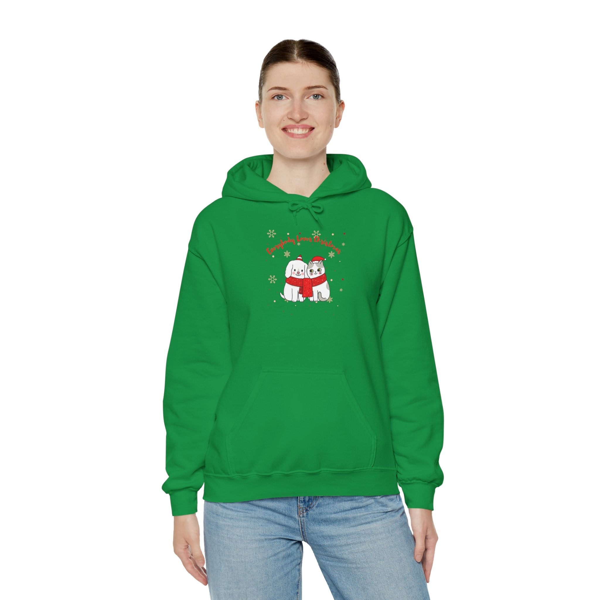 Everybody Loves Christmas Unisex Heavy Blend™ Hooded Sweatshirt