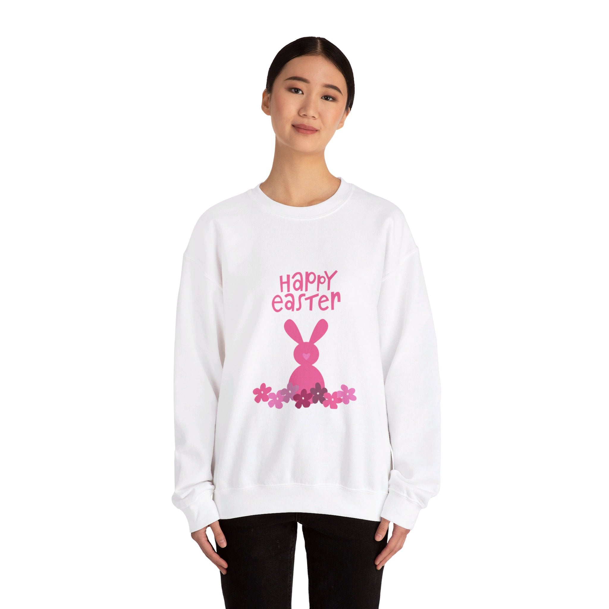 Happy Bunny Day Unisex Heavy Blend™ Crewneck Sweatshirt