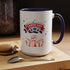 Wish U A Happy Labor Day Accent Coffee Mug (11, 15oz)