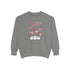 Meow Valentine's Day Unisex Garment-Dyed Sweatshirt