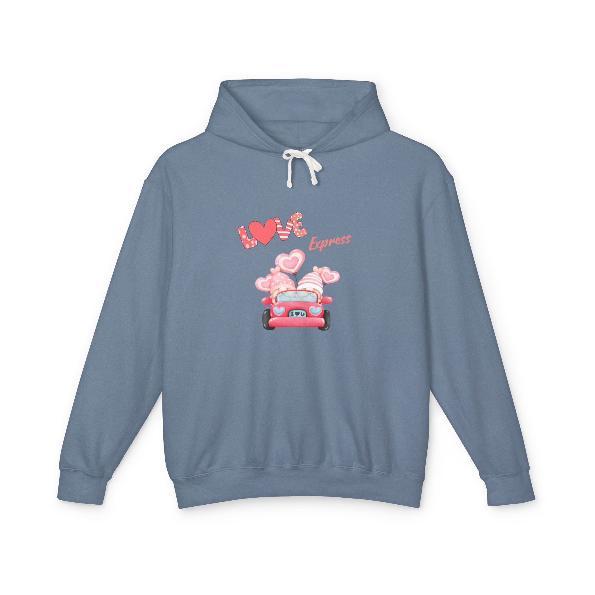 Love Express Unisex Lightweight Hooded Sweatshirt
