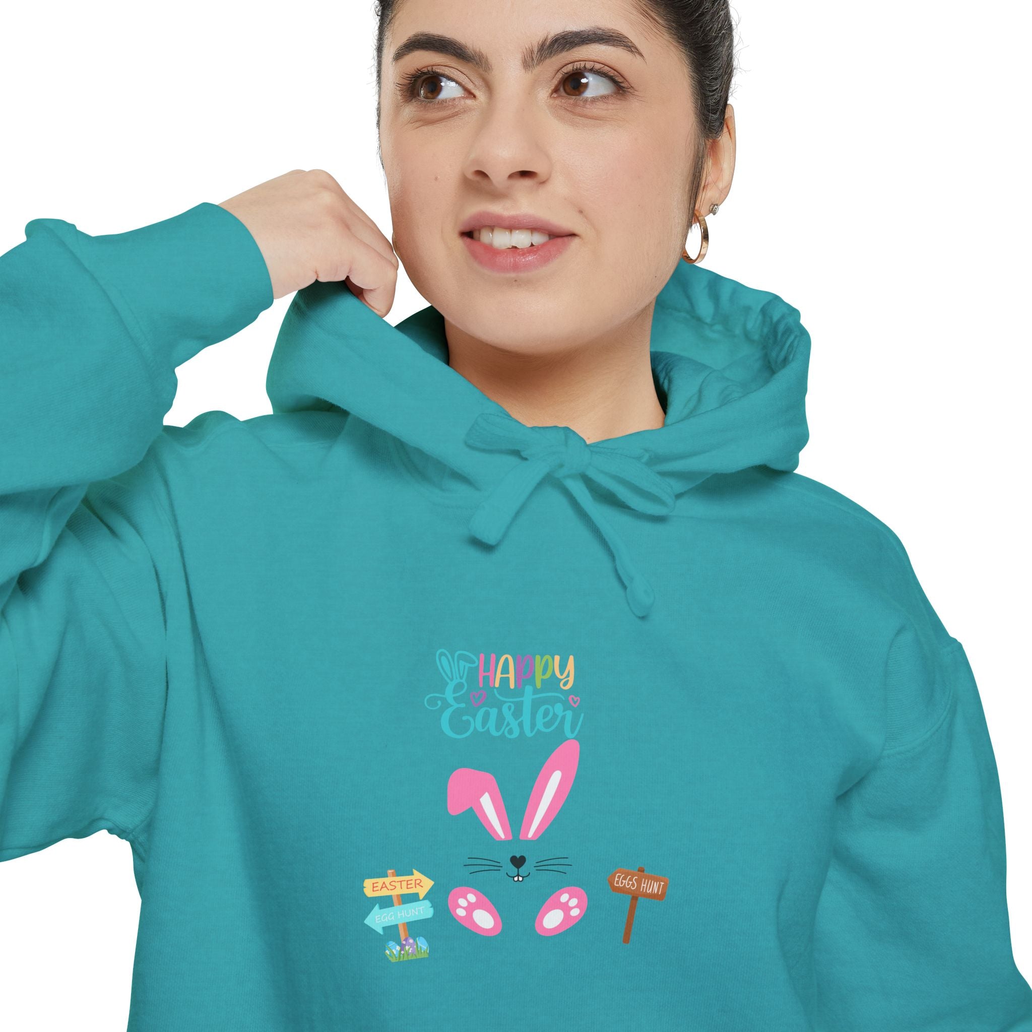 Follow Me To Hunt Unisex Garment-Dyed Hoodie