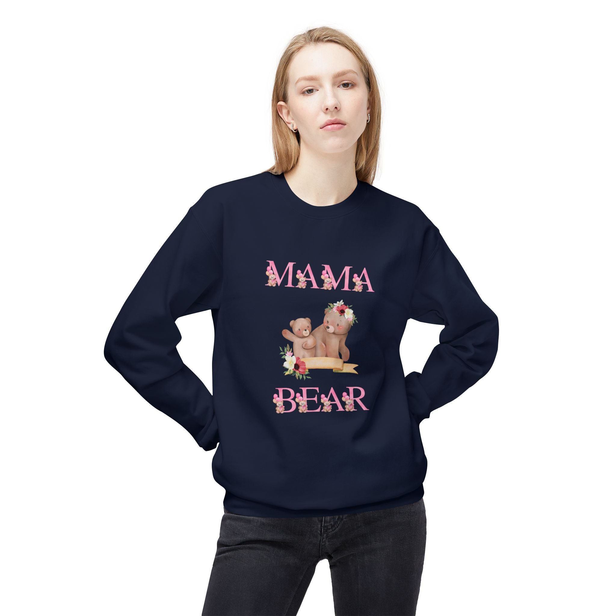 Mama Bear Crewneck Sweatshirt for Moms
