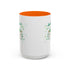 Kiss Me I'm Irish Cat  Accent Mug