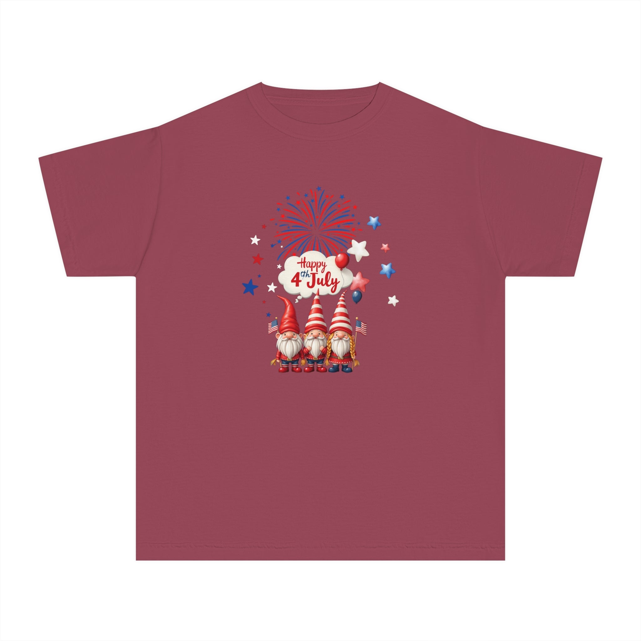 Gnome 4th of July Youth Midweight Tee