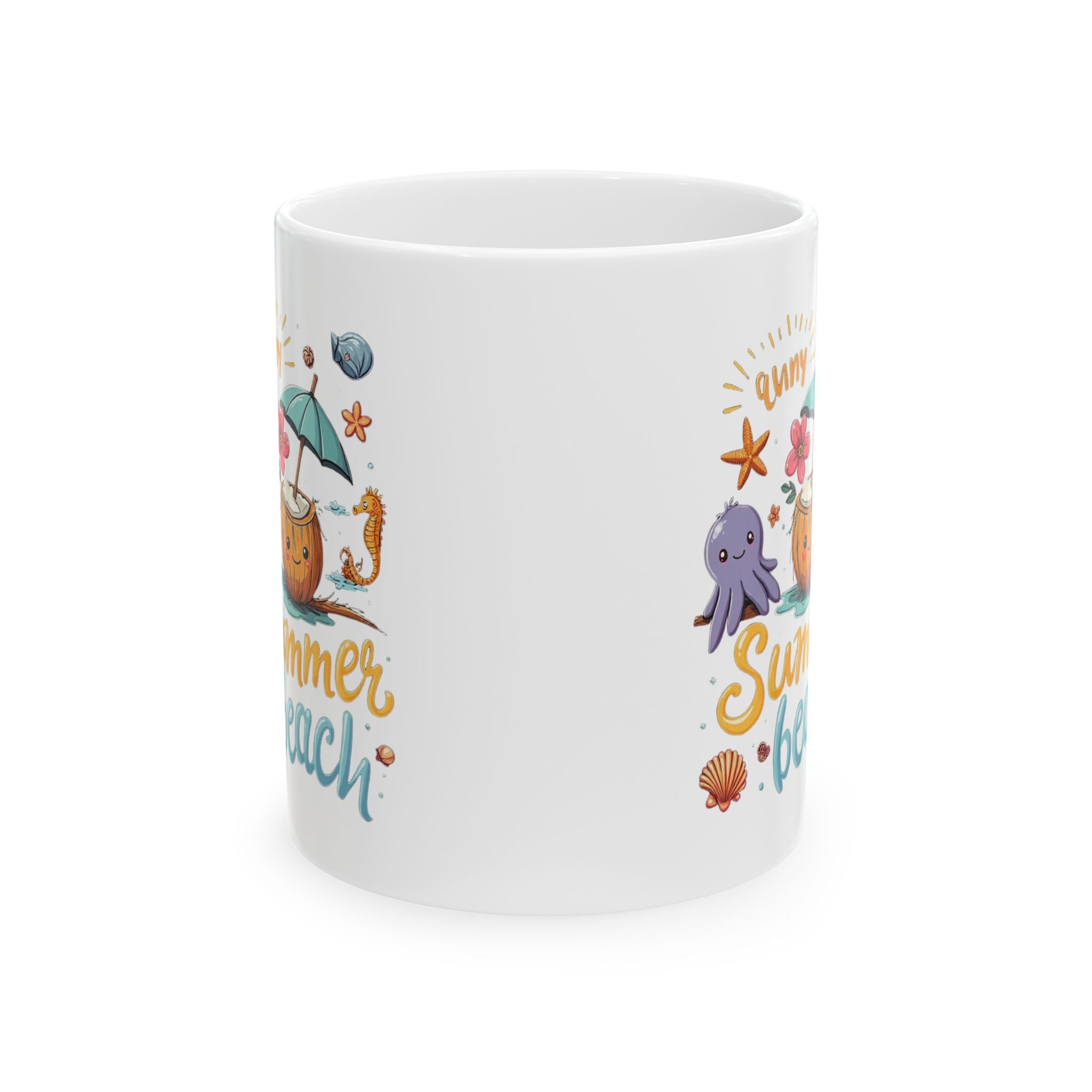 Sunny Summer Themed Ceramic Mug