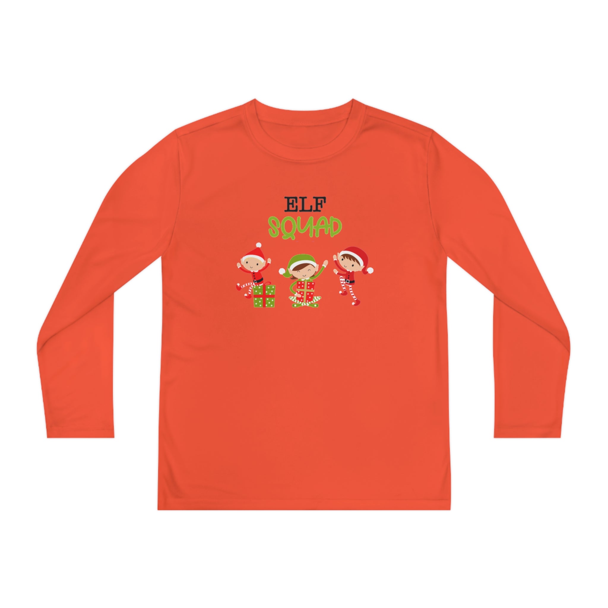 Elf Squad Youth Long Sleeve Competitor Tee