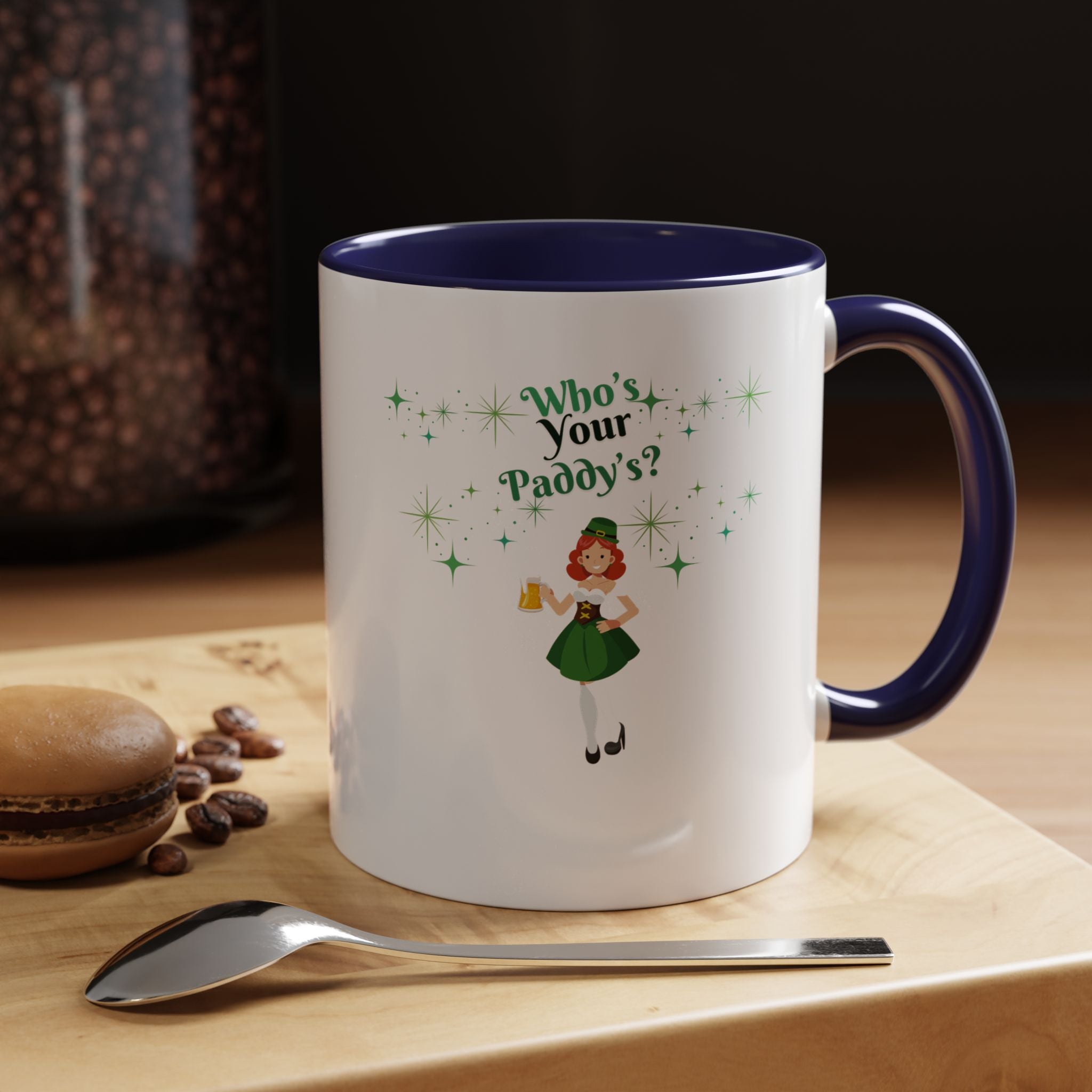 Who's Your Paddy's? Accent Coffee Mug