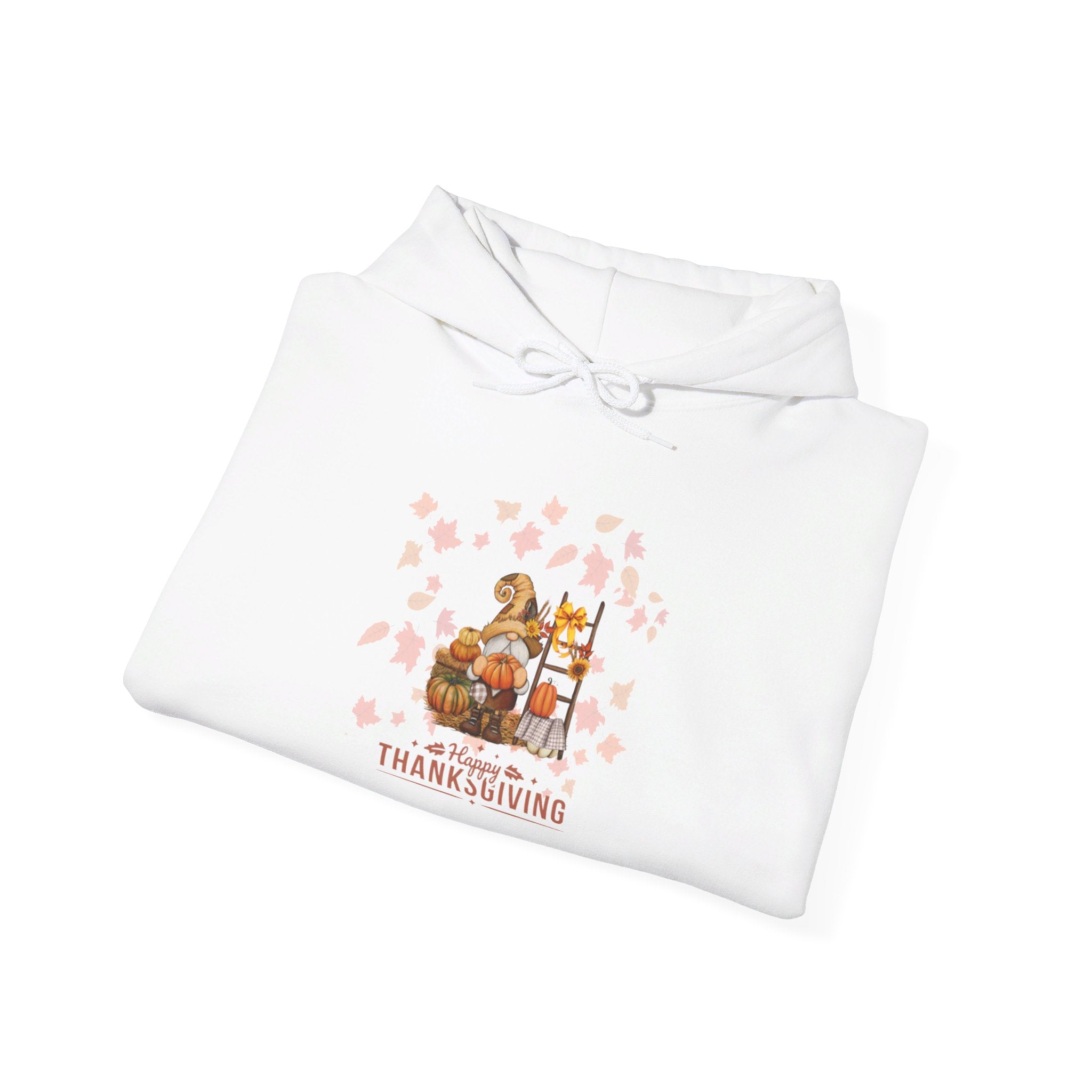 Gnome Happy Thanksgiving Unisex Heavy Blend™ Hooded Sweatshirt