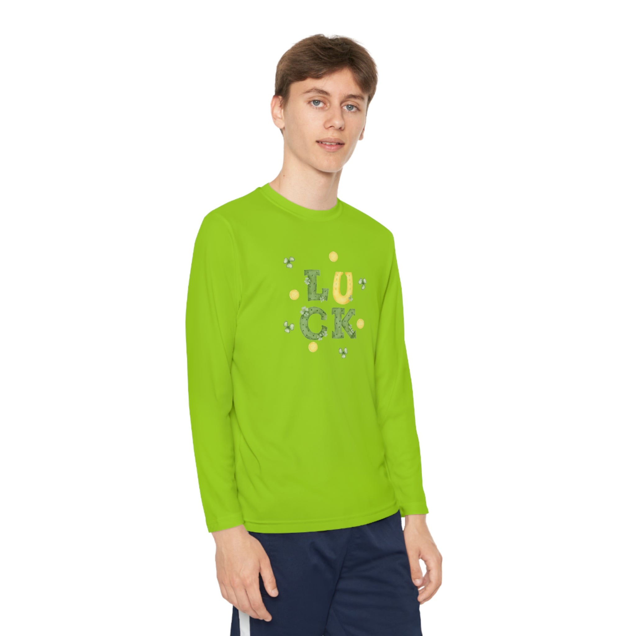 St Paddy's Day Youth Long Sleeve Competitor Tee