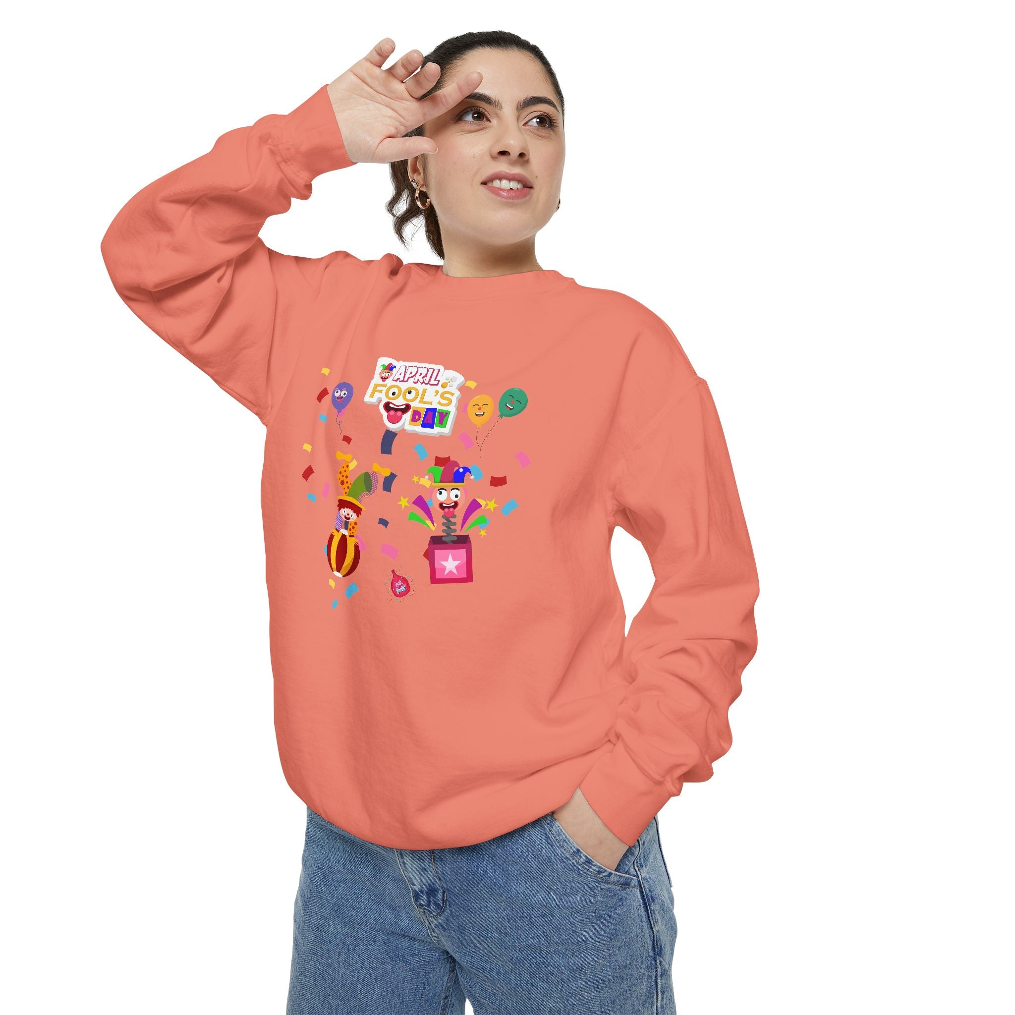 All April Fool's Day Garment-Dyed Sweatshirt
