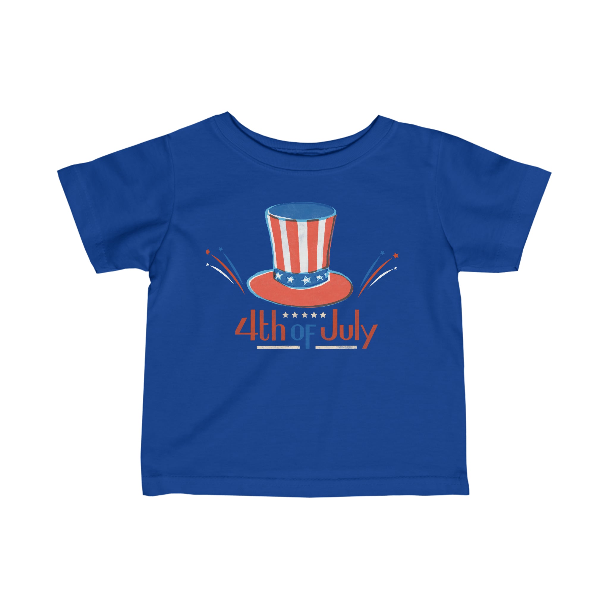 4th Of July Infant Fine Jersey Tee