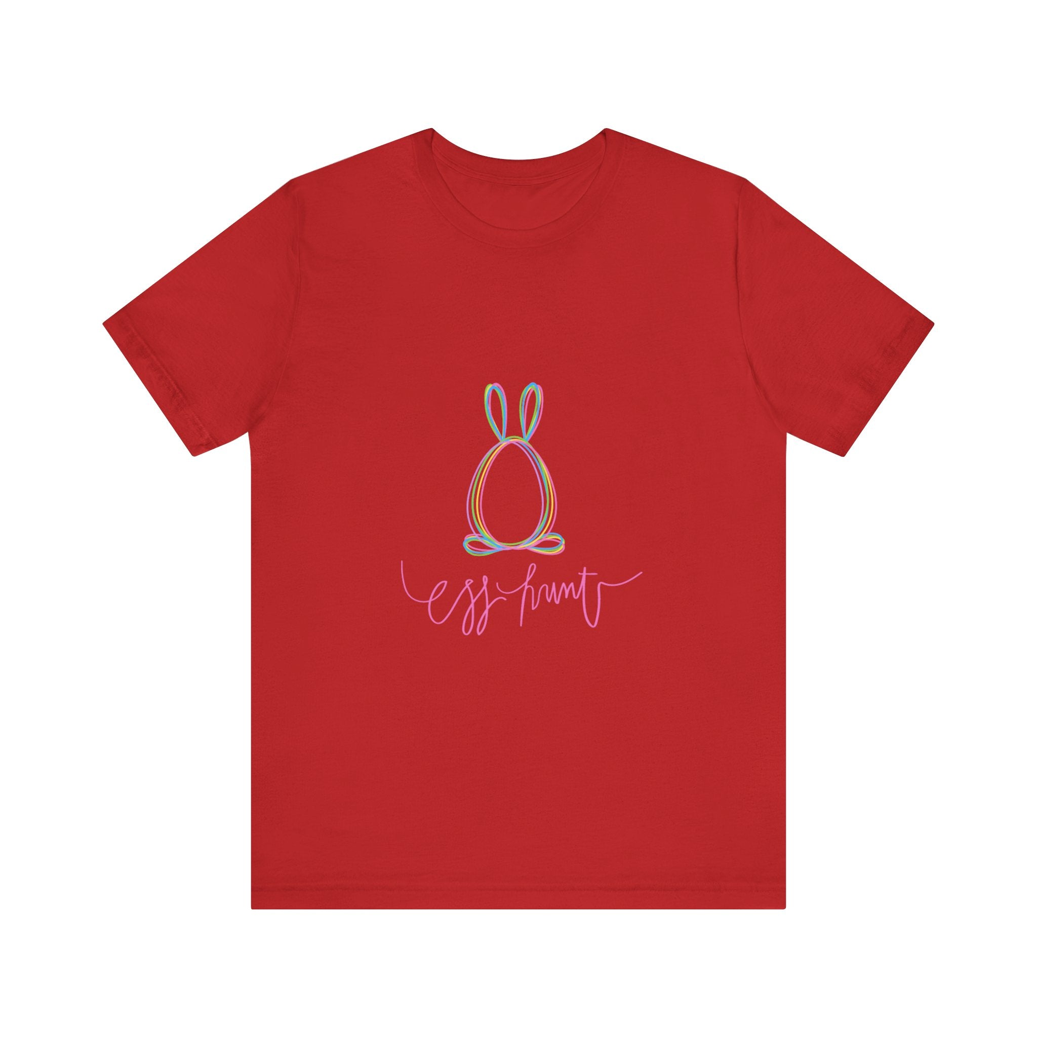 Egg Hunt Unisex Jersey Short Sleeve Tee