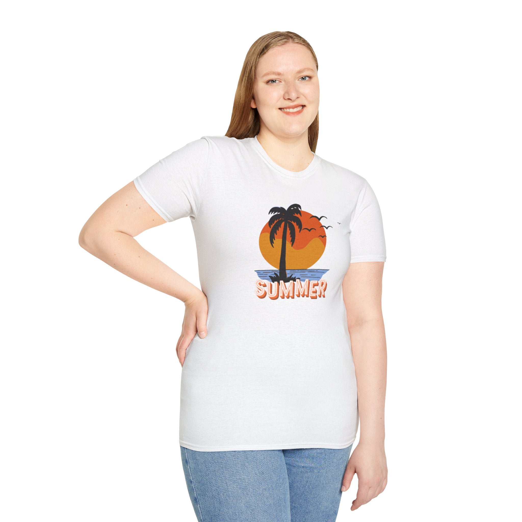 Summer Sunset Unisex Softstyle T-Shirt