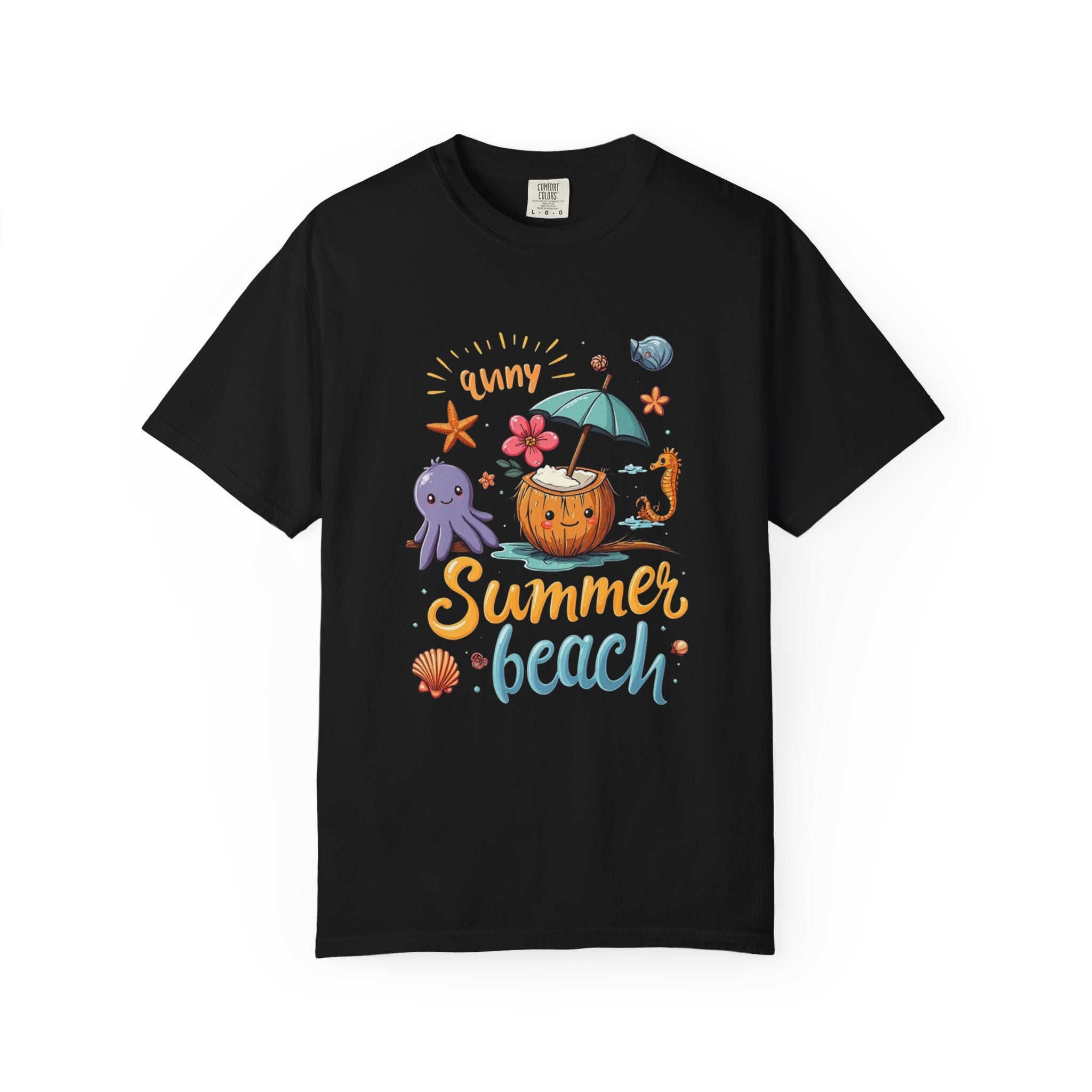 Sunny Summer Beach Fun Unisex T-shirt, Graphic Tee