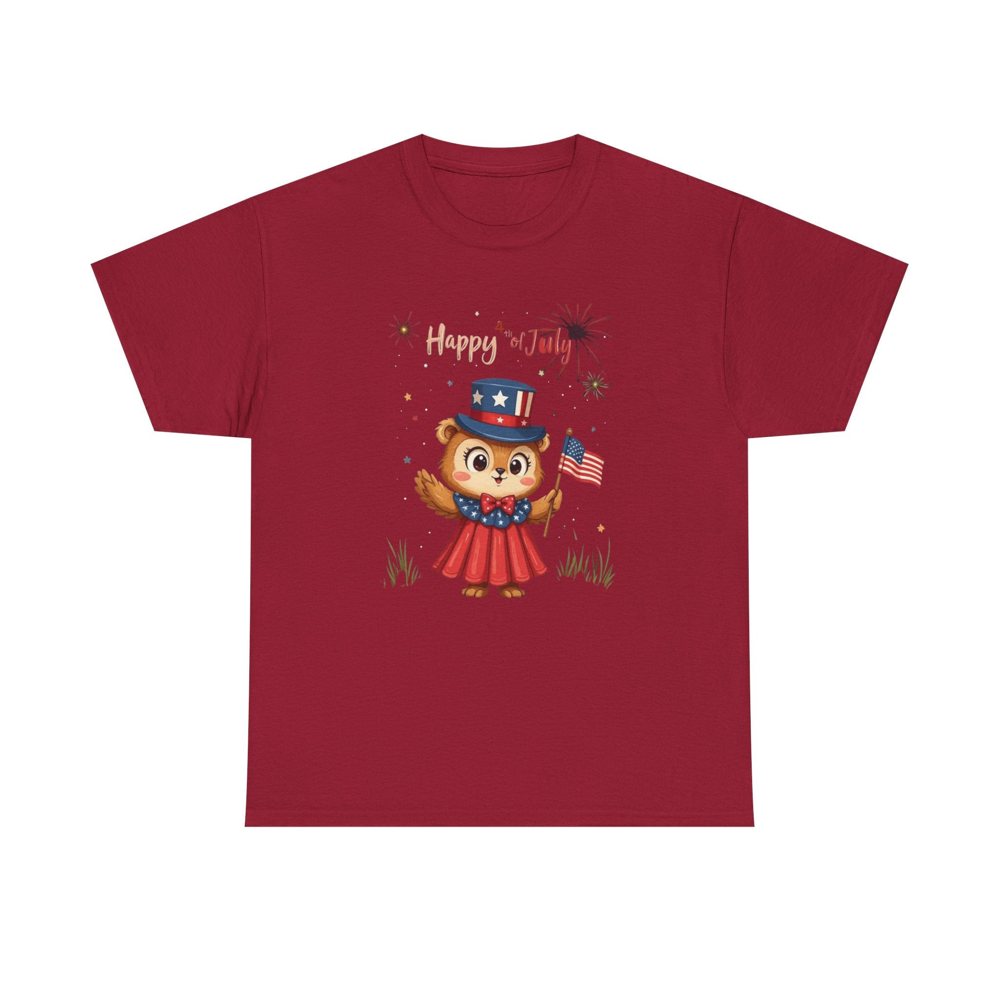 Happy Independence Day Unisex Heavy Cotton T-Shirt