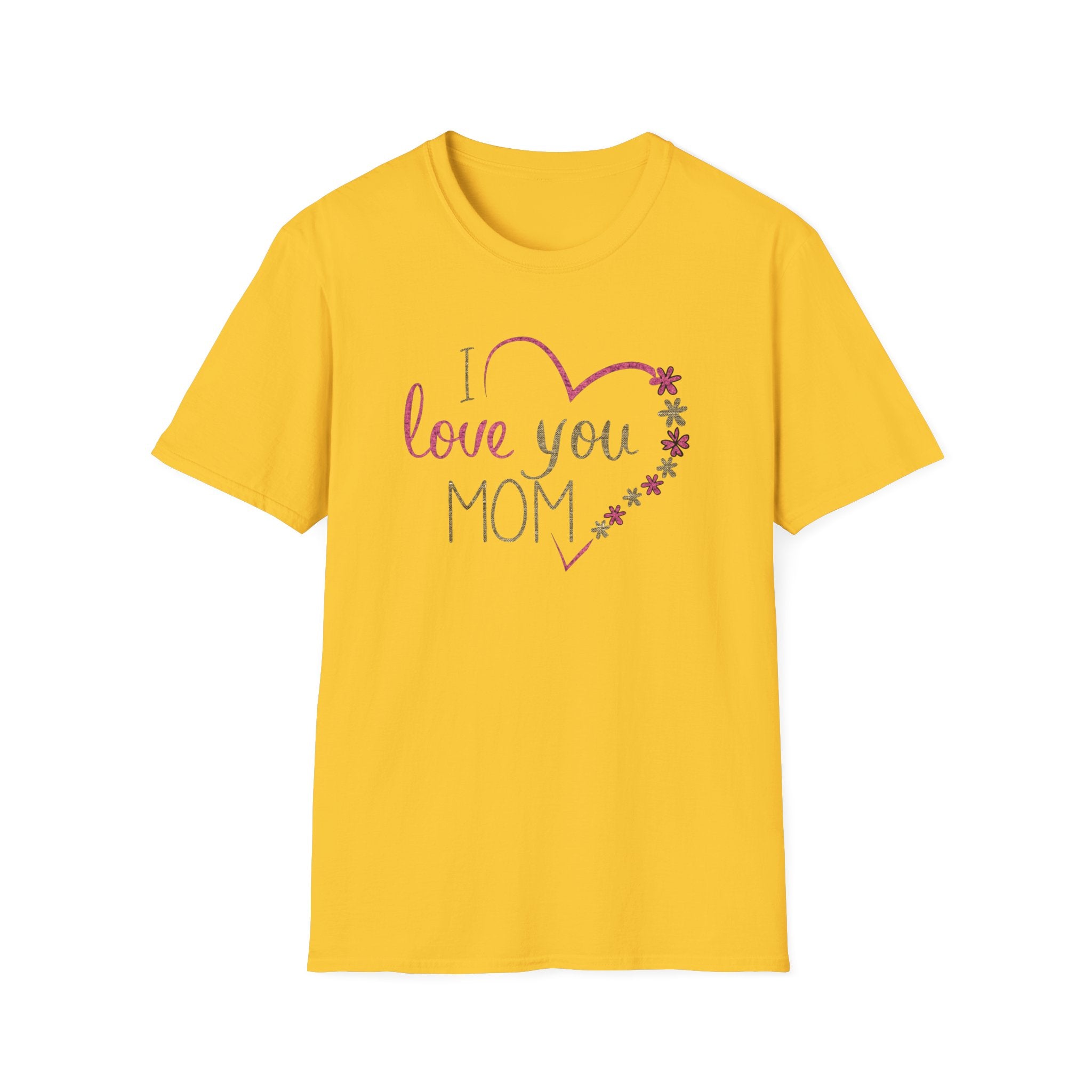 Mom, Happy Mother's Day Unisex Softstyle T-Shirt